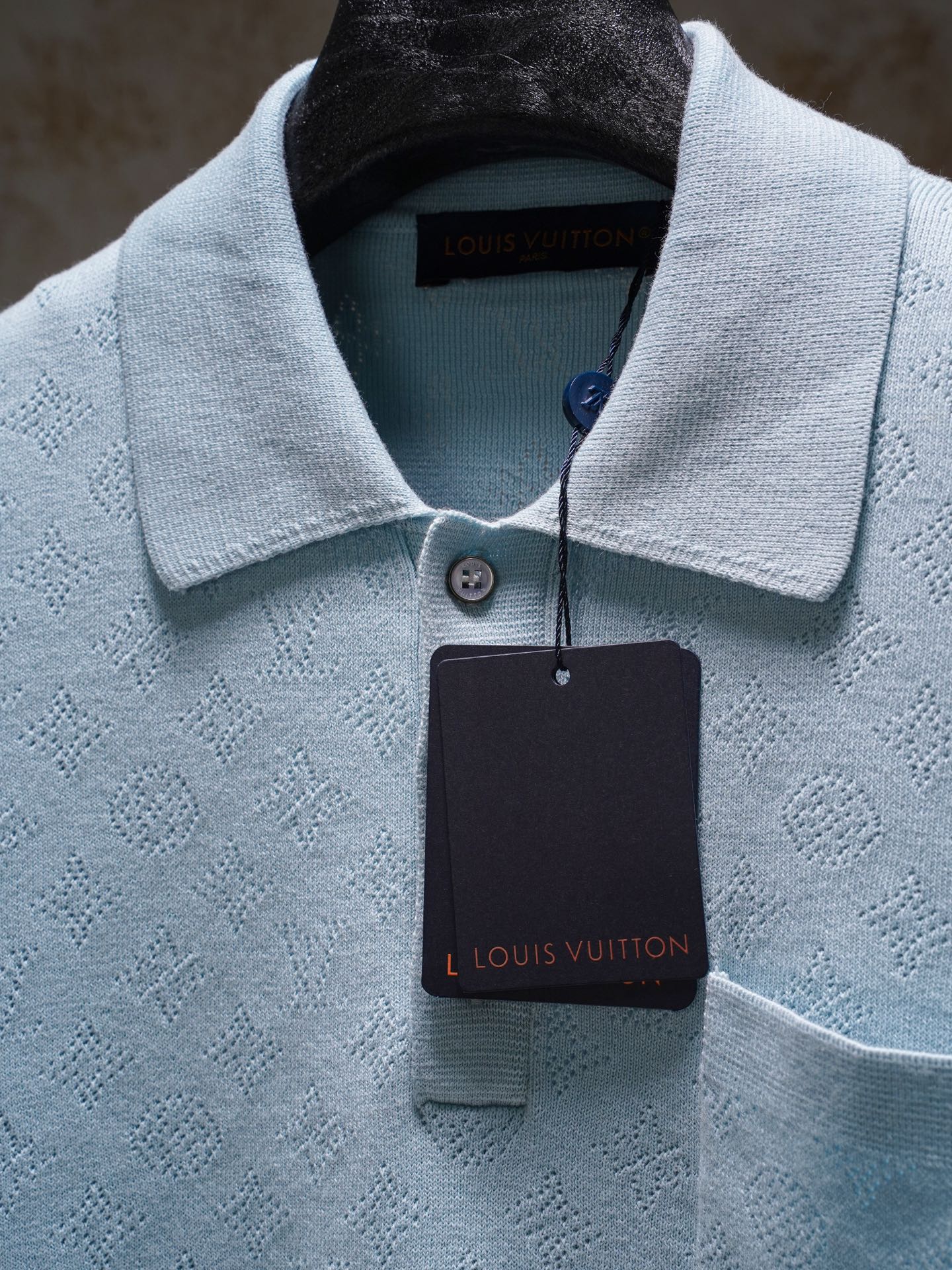 Louis Vuitton LV路易威登 MONOGRAM 网眼短袖马球衫