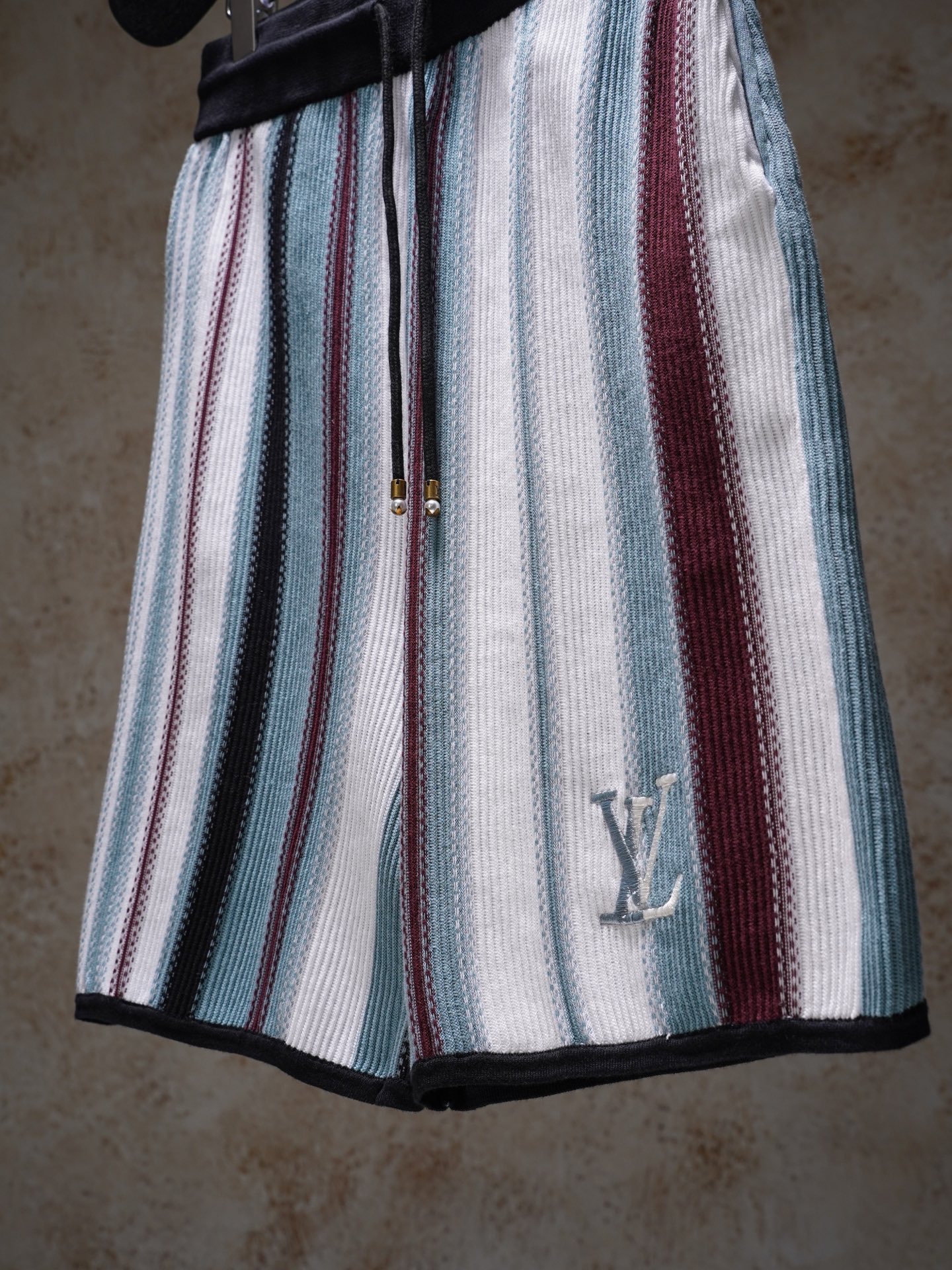 Louis Vuitton LOUIS VUITTON 条纹钩针短裤