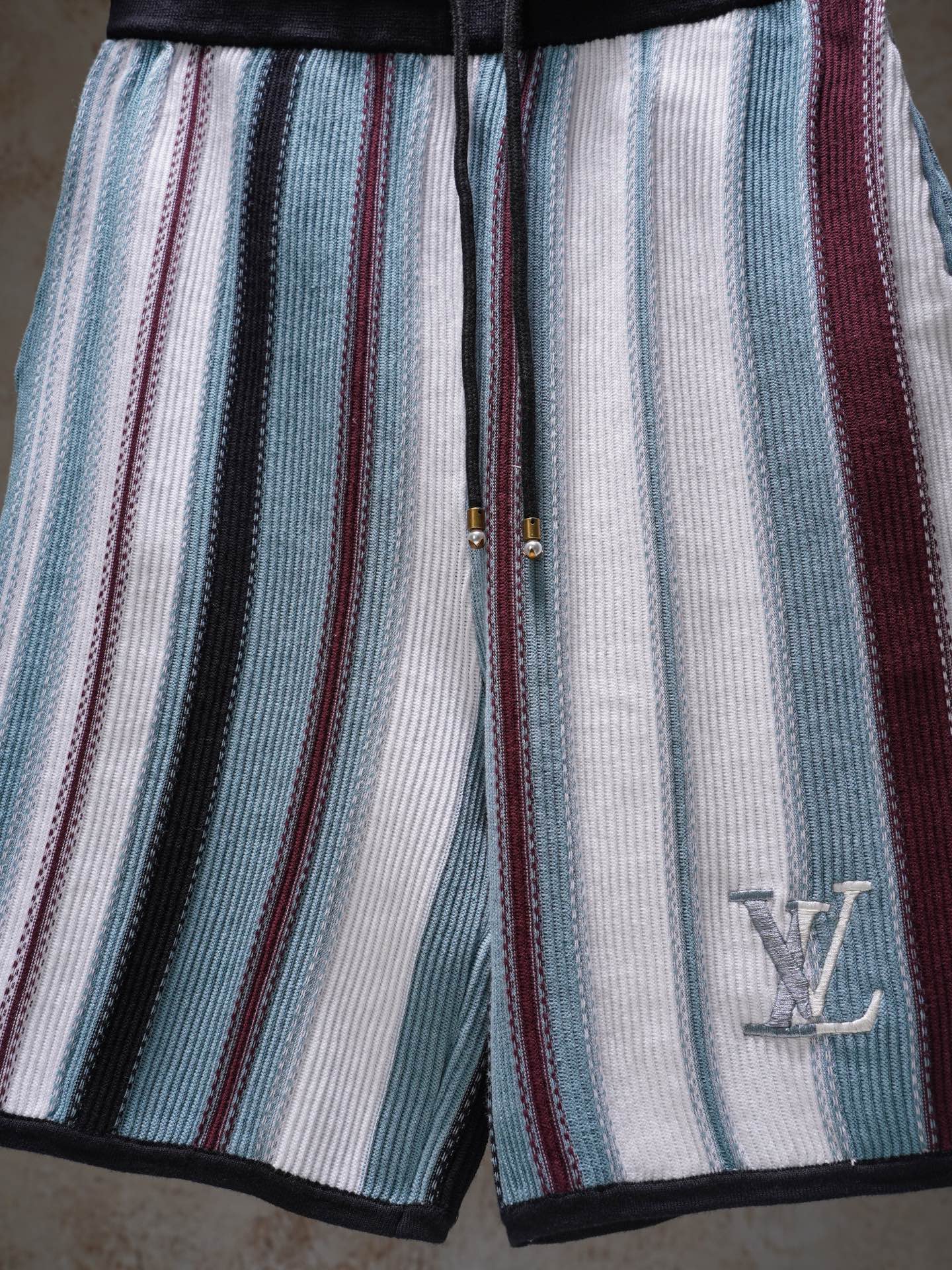 Louis Vuitton LOUIS VUITTON 条纹钩针短裤