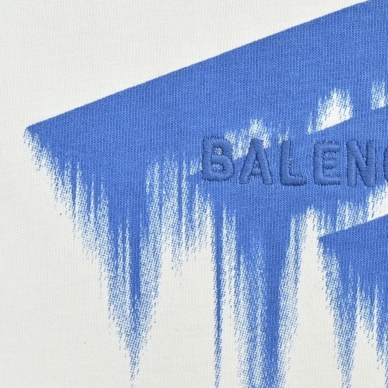 Balenciaga BLCG 26SS 粉色3B溶解印刺短袖