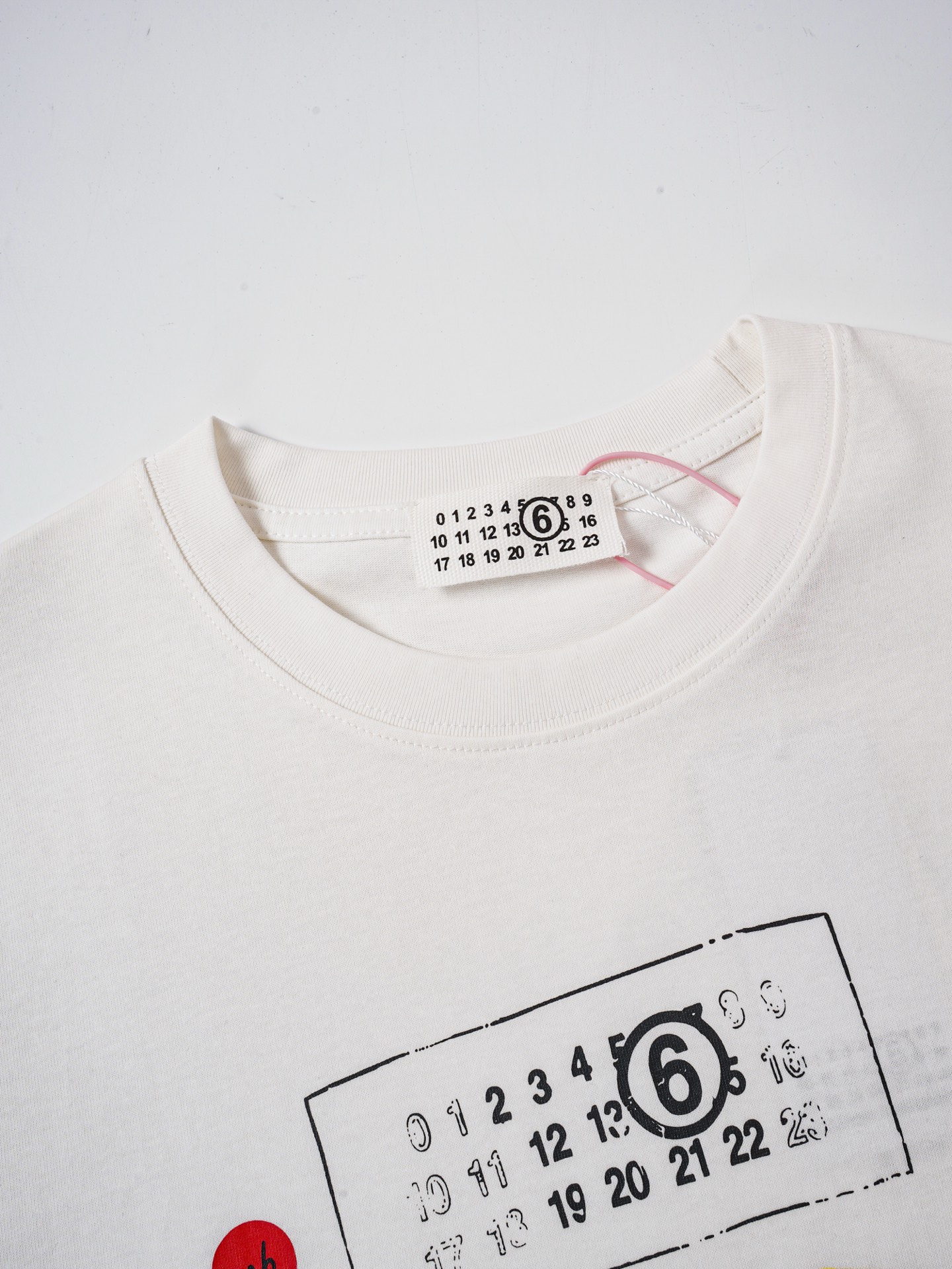 Maison Margiela Maison Margiela马吉拉26ss借阅单印花短袖T恤