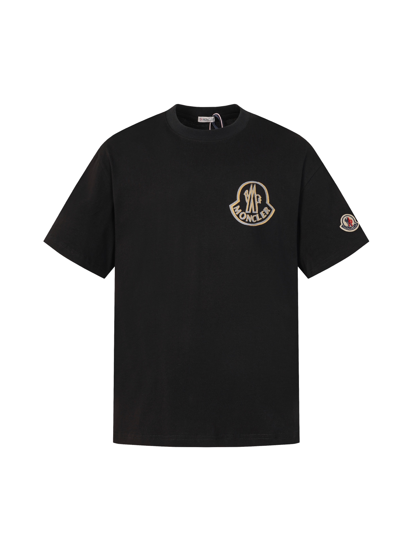Moncler MONCLER蒙口26SS徽标胶浆印花舒适合身圆领短袖T恤