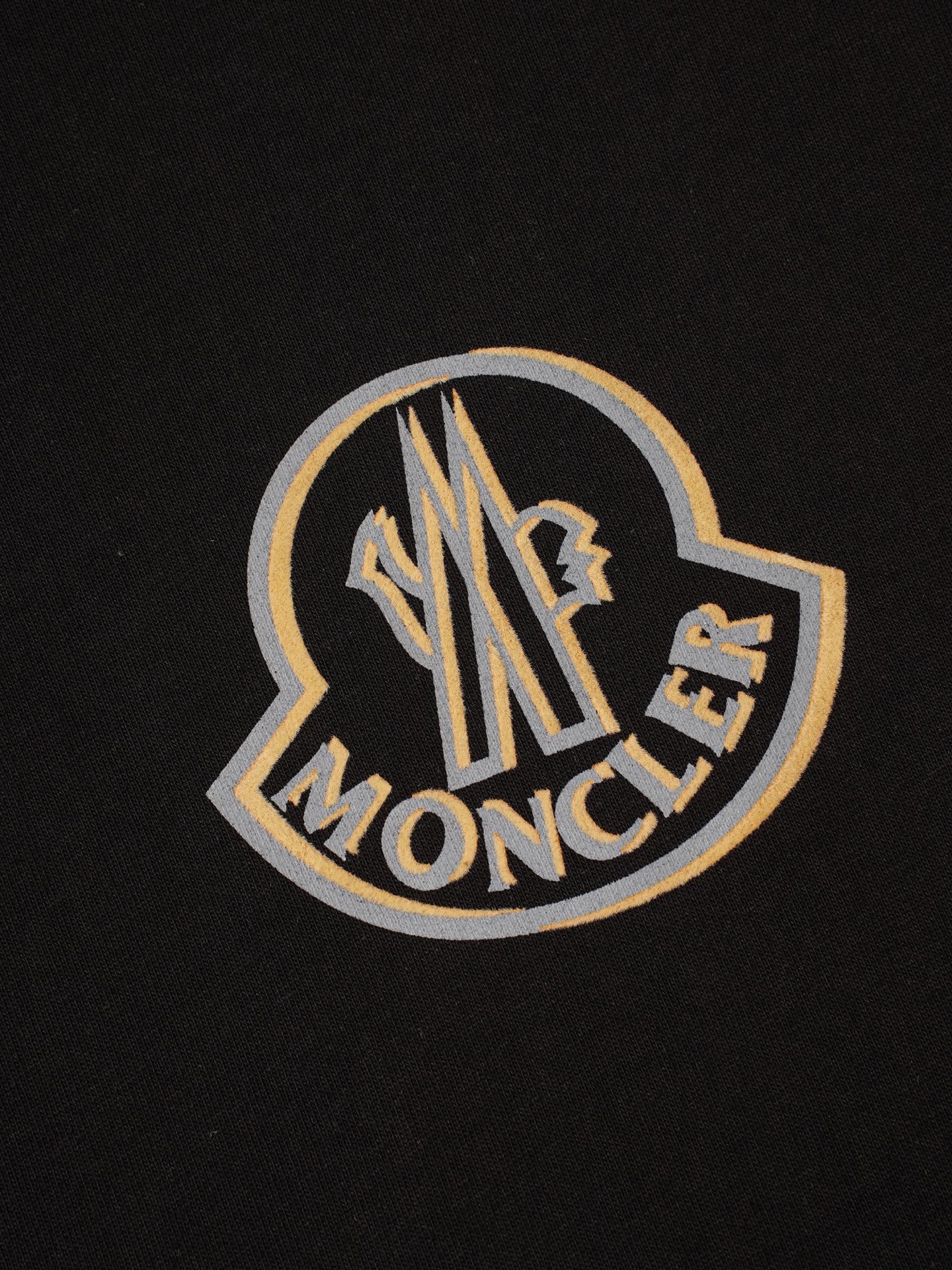 Moncler MONCLER蒙口26SS徽标胶浆印花舒适合身圆领短袖T恤