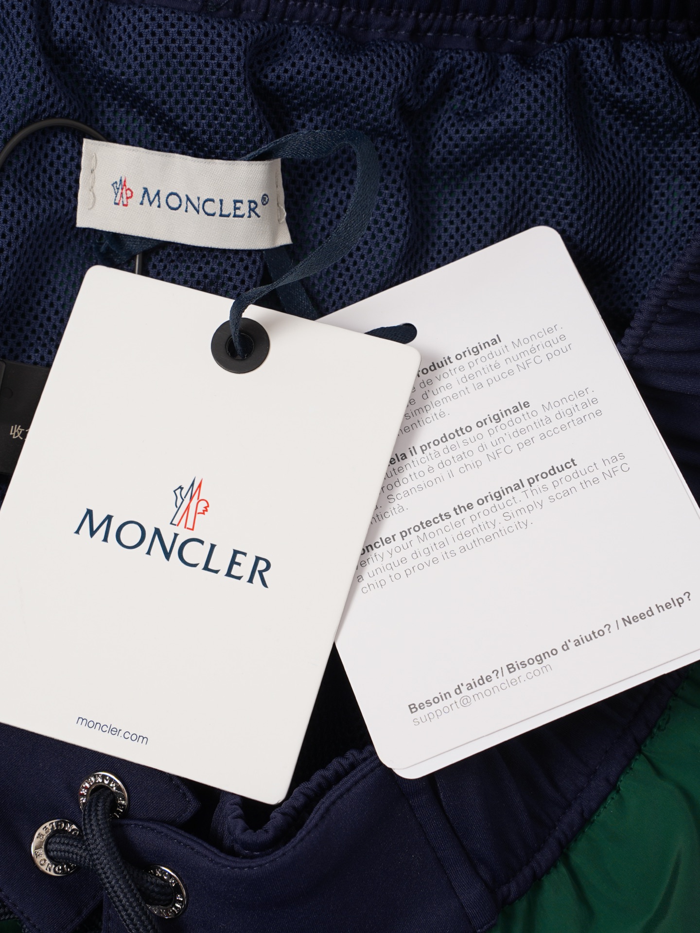 Moncler Moncler 蒙口 logo抽绳系带沙滩短裤