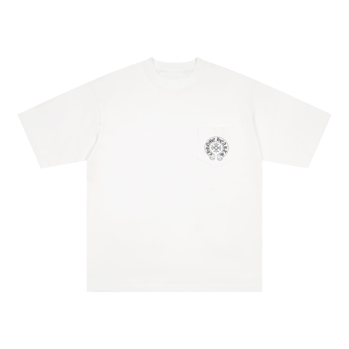 Chrome Hearts CH克罗心印花圆迈阿密领T恤短袖