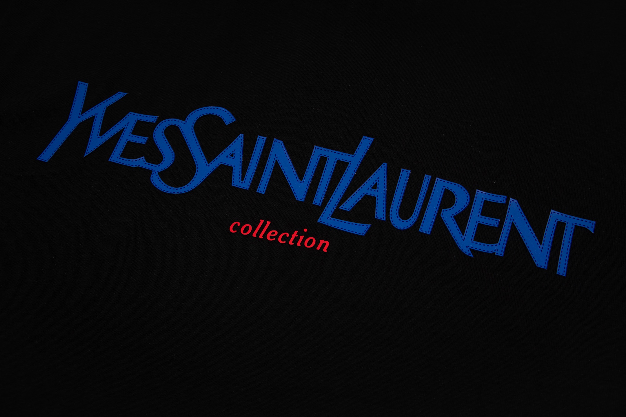 Saint Laurent Ysl圣罗兰 字母胶片短袖t恤