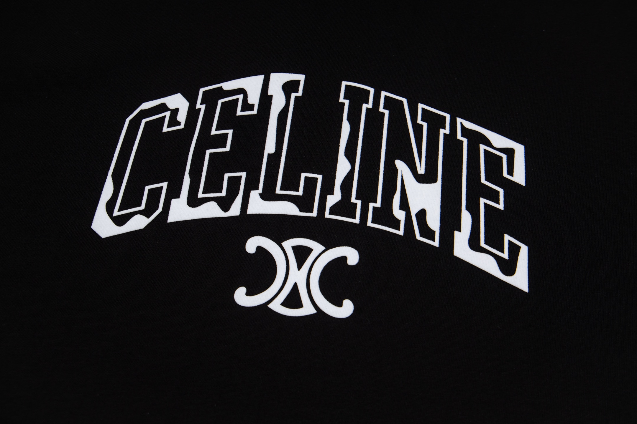 Celine CELINE 赛琳字母logo 短袖T恤