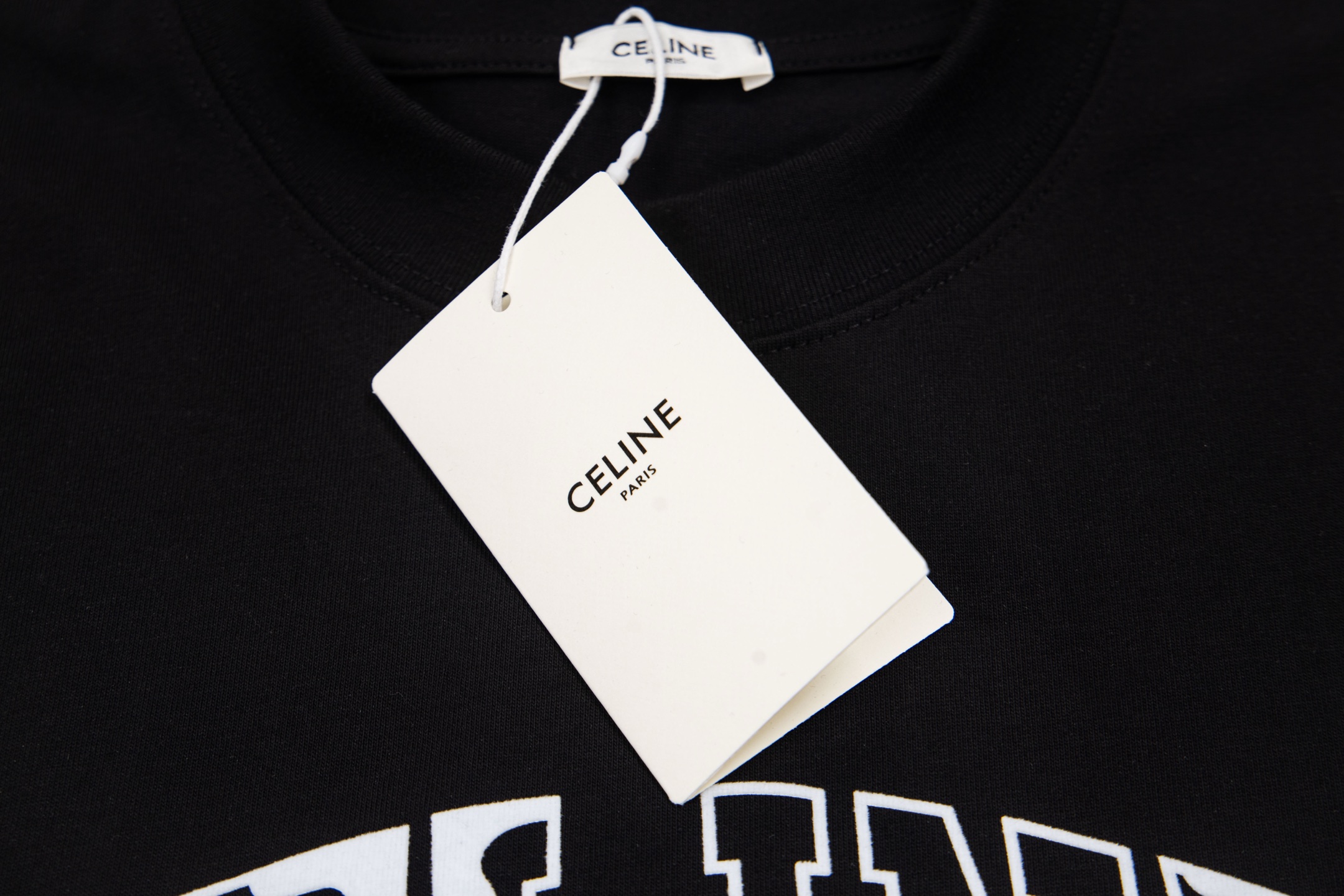 Celine CELINE 赛琳字母logo 短袖T恤
