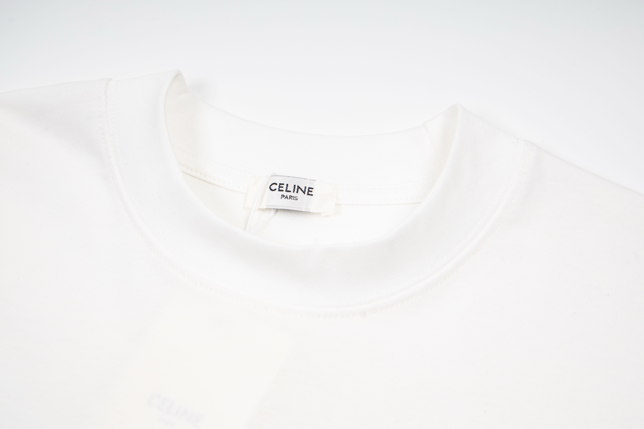 Celine CELINE 赛琳字母logo 短袖T恤
