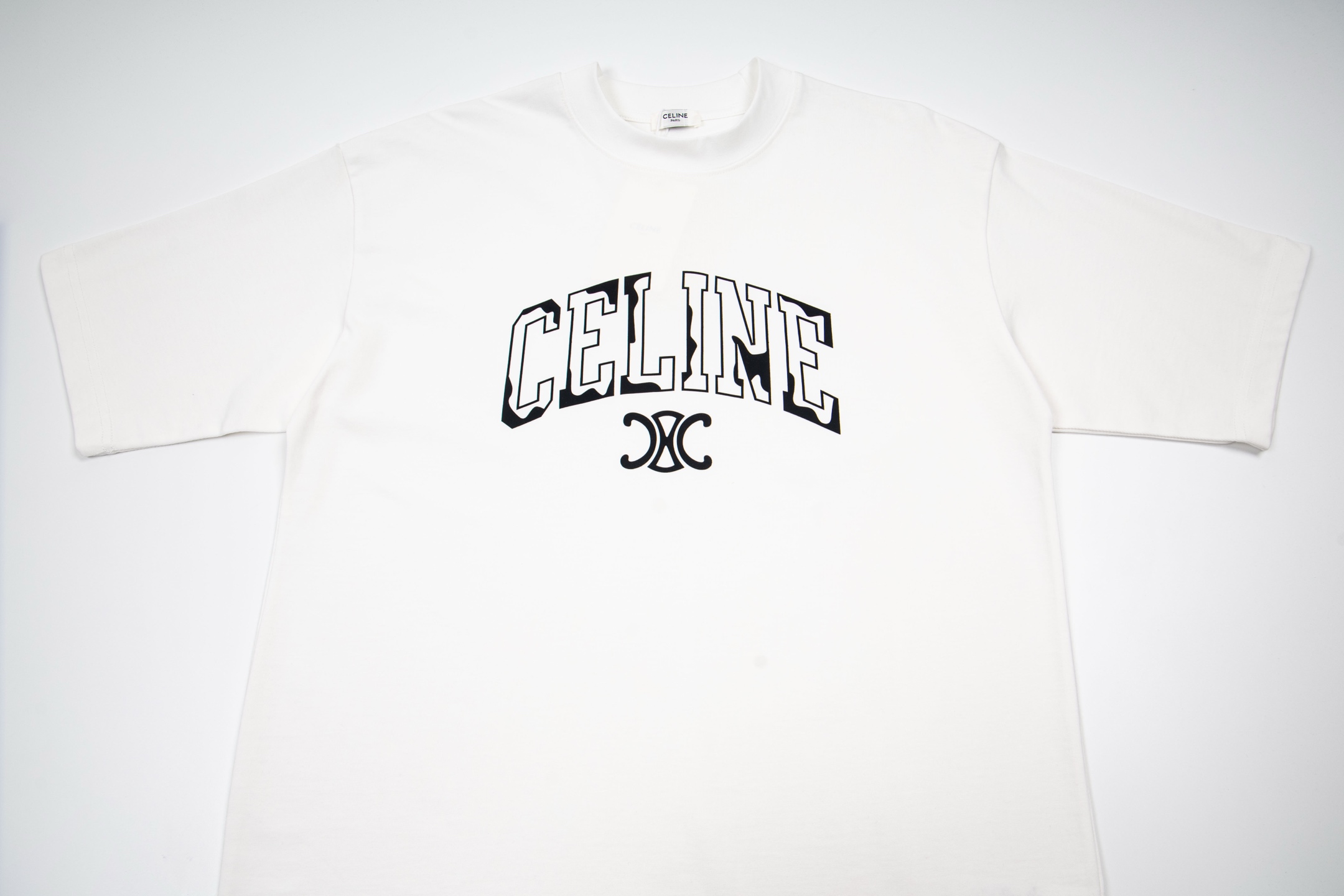 Celine CELINE 赛琳字母logo 短袖T恤