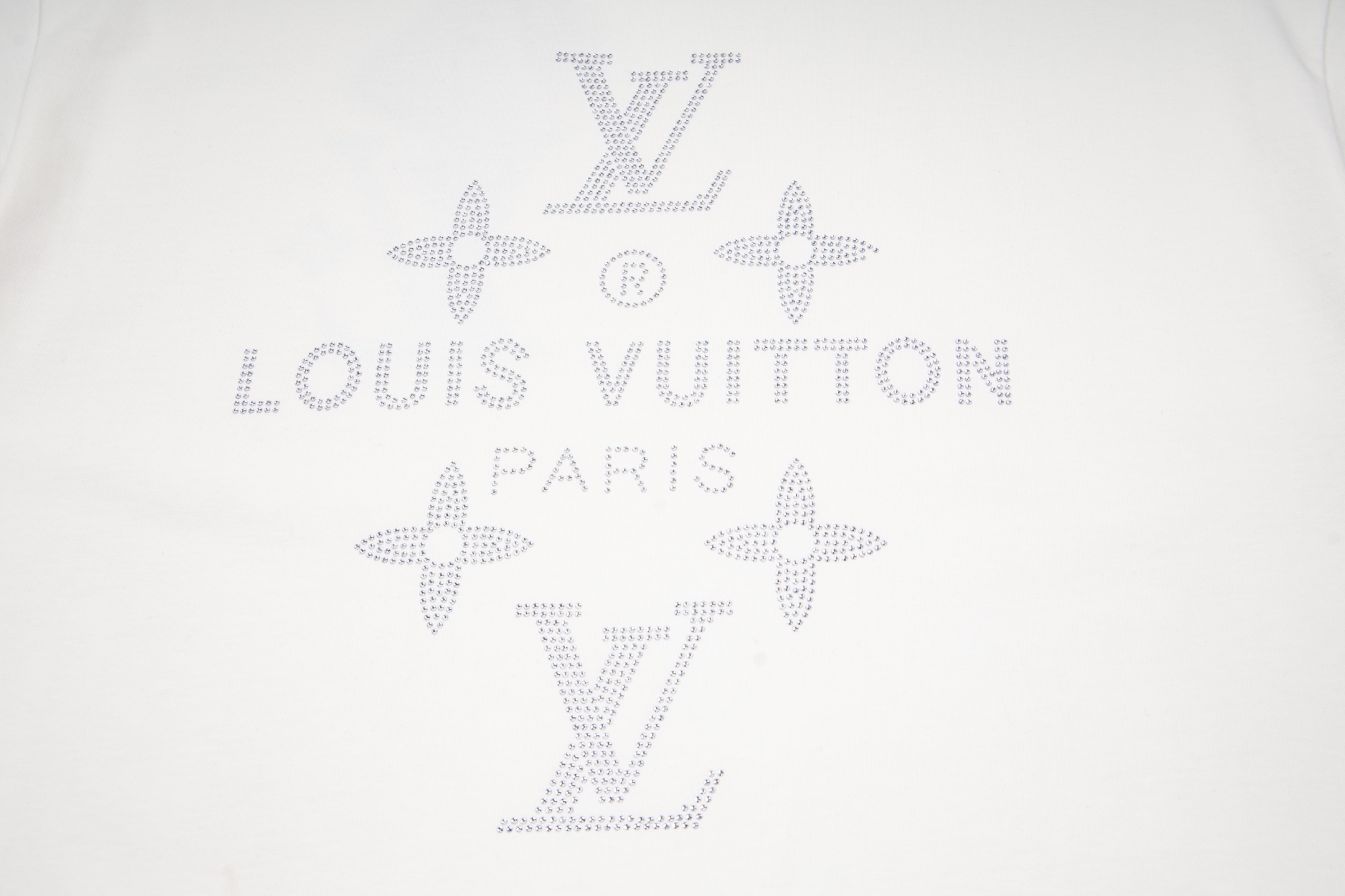 Louis Vuitton LOUIS VUITTON/路易2026ss新款logo压钻T恤