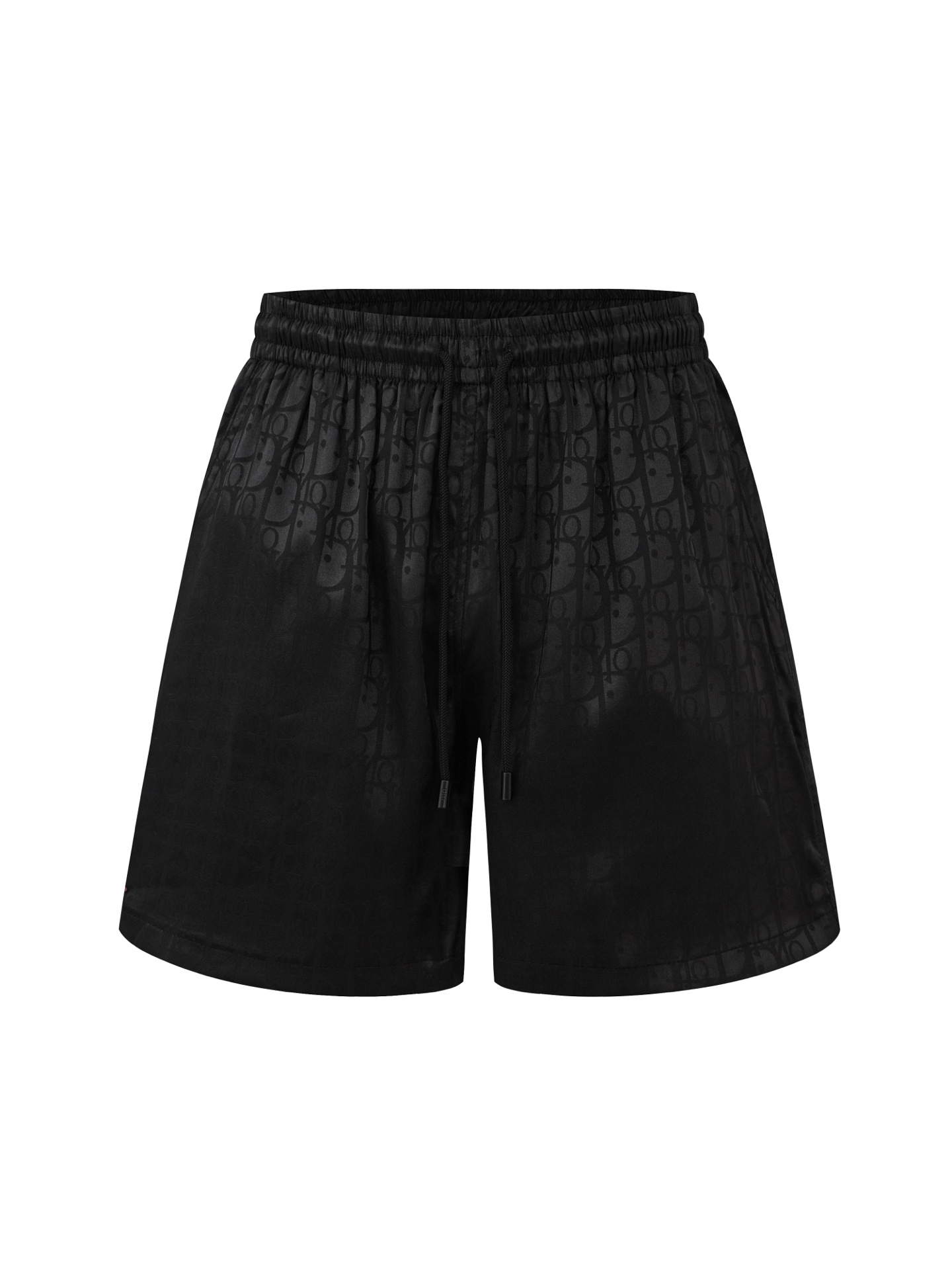 Los nuevos pantalones cortos clásicos de DIOR en jacquard de seda helada con logo estampado. La tela utiliza tecnología…