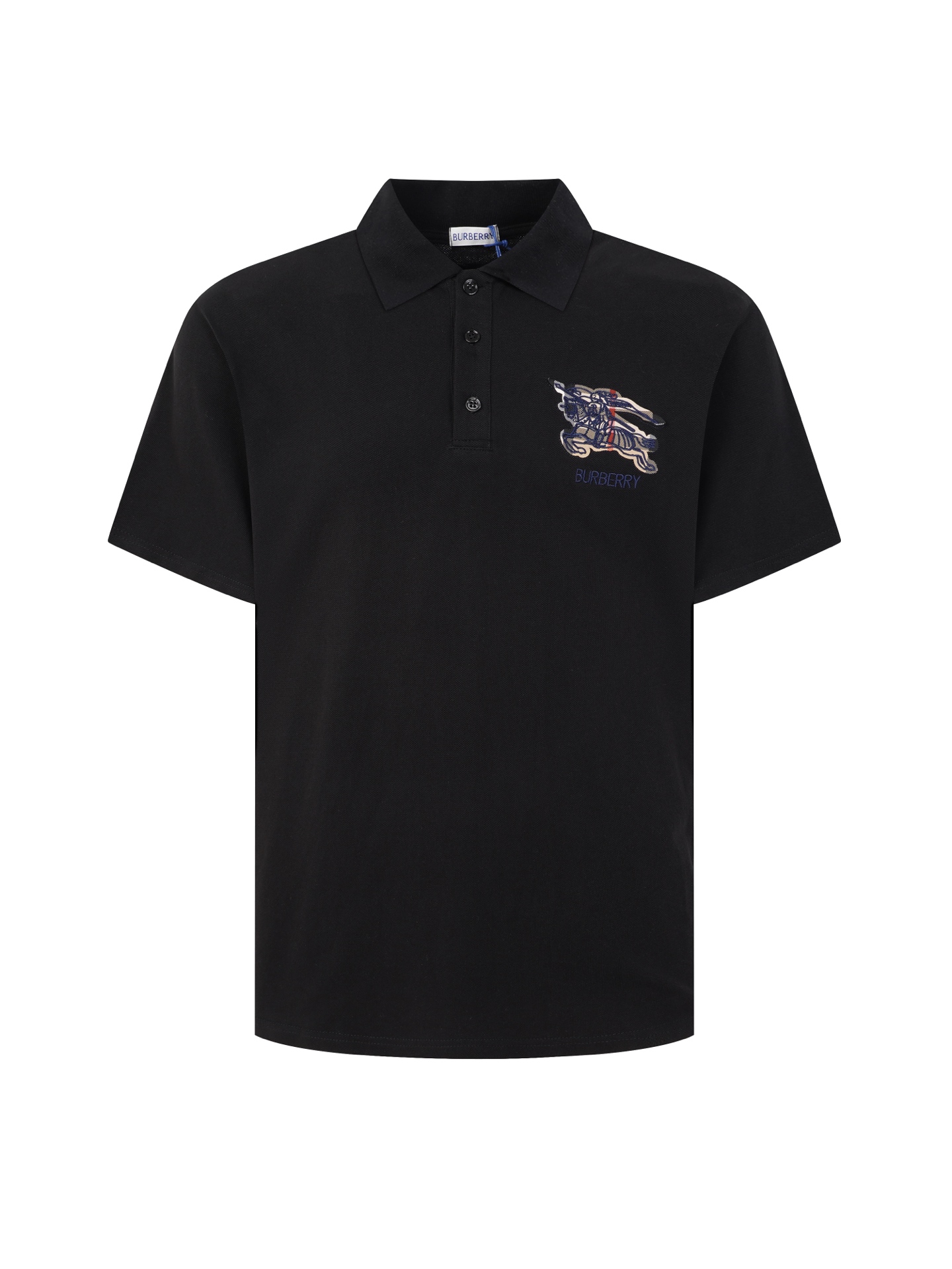 @110 (versión zp) - Los mostradores de BUR Burberry lanzan simultáneamente una nueva camisa POLO clásica con solapa bor…