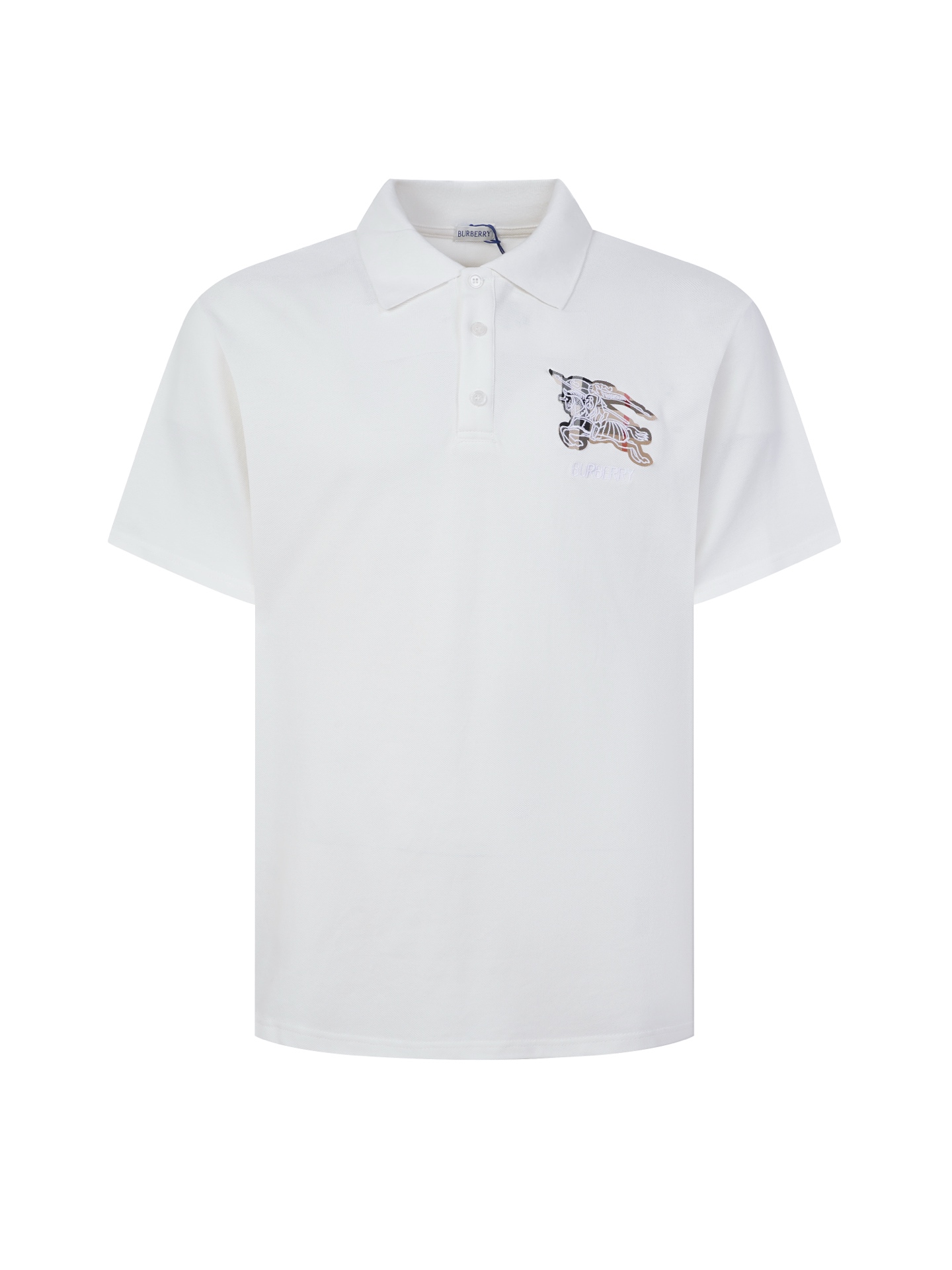 @110 (versión zp) - Los mostradores de BUR Burberry lanzan simultáneamente una nueva camisa POLO clásica con solapa bor…