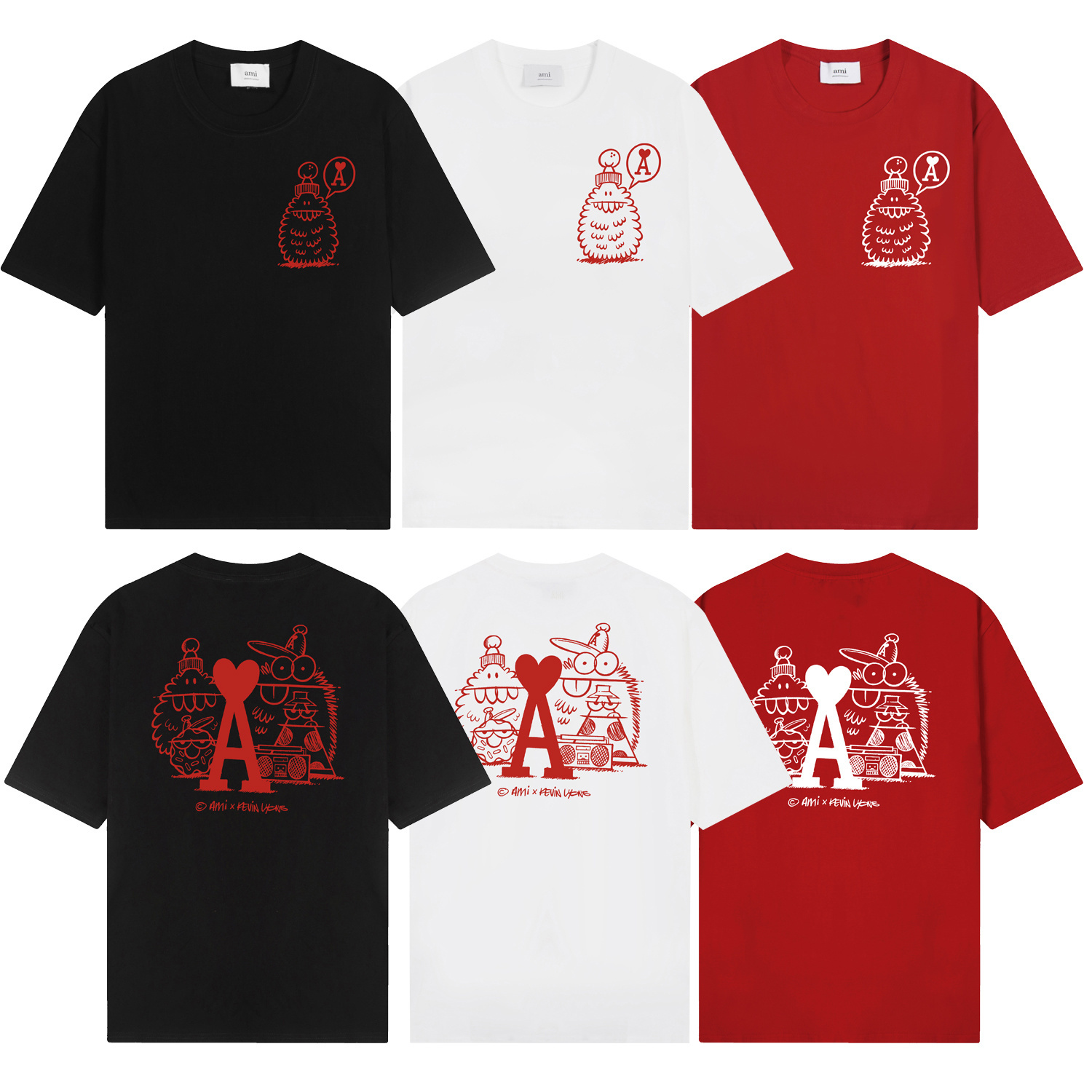 P53 Nueva colección de manga corta de primavera 2026 ~ estampado ~ pesado y grueso de alto gramaje, 100% algodón de dob…