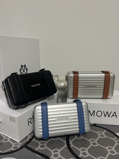 RIMOWA Aluminum Groove Crossbody Bag,Mini Suitcase Bag, Perfect for Daily Use
