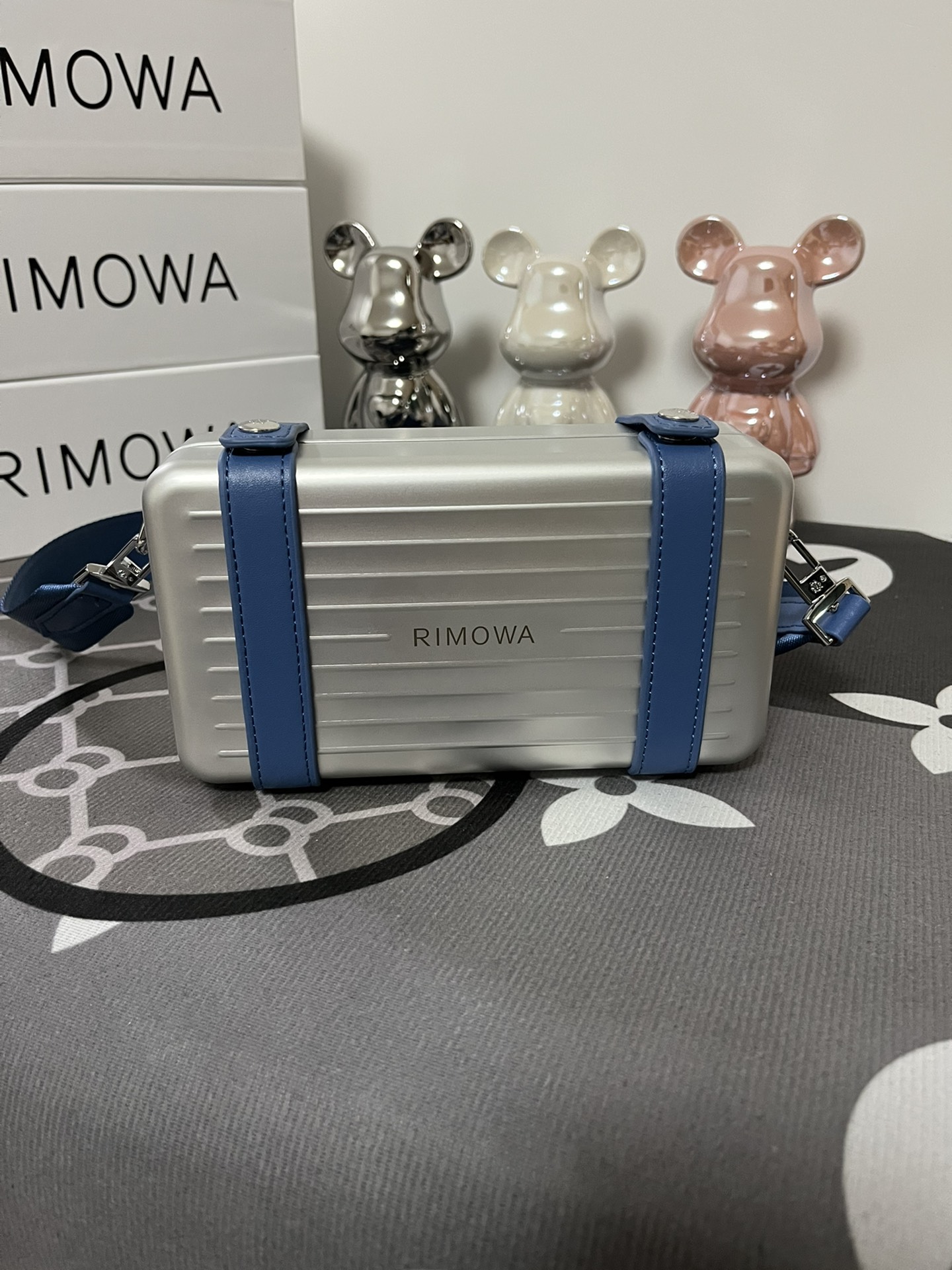 Cinta azul ártico, foto de detalle