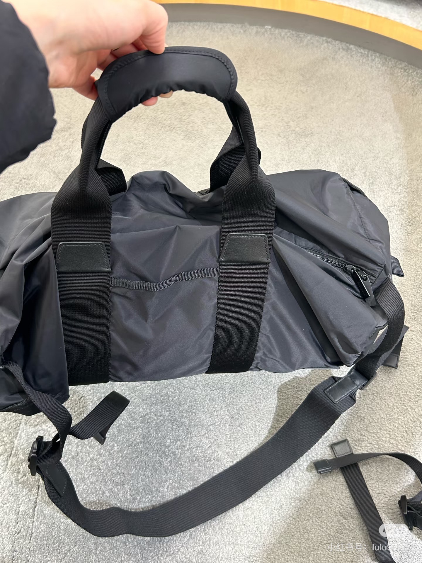 RIMOWA Foldable Duffel Bag Lightweight Nylon Travel Backpack, Black 5 i1745839426315 1580 0 3