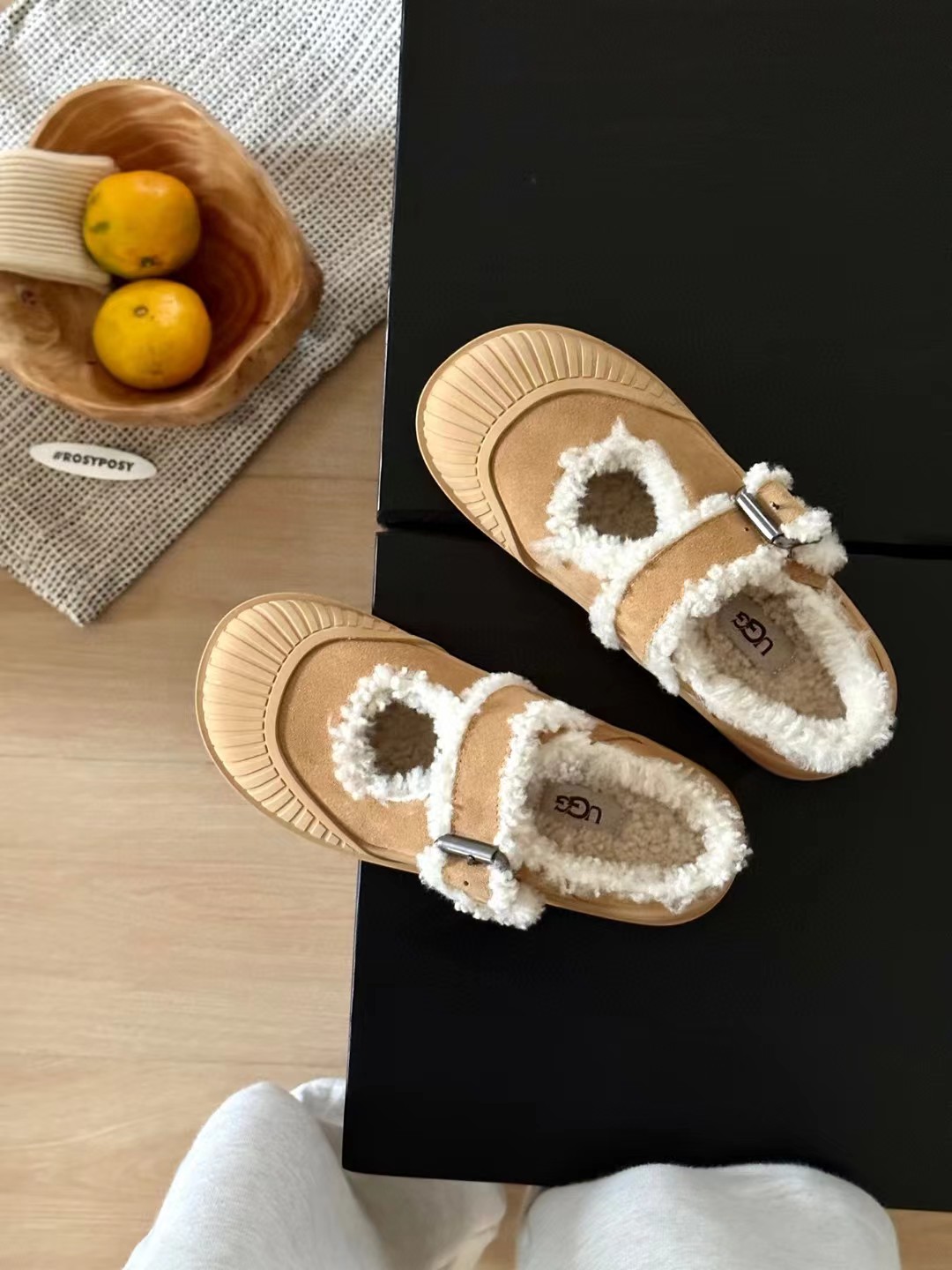 “Fresh Wool Money UGG Ballet Snow Boots, Size 35-40, Crocs Collaboration” - 图片 7
