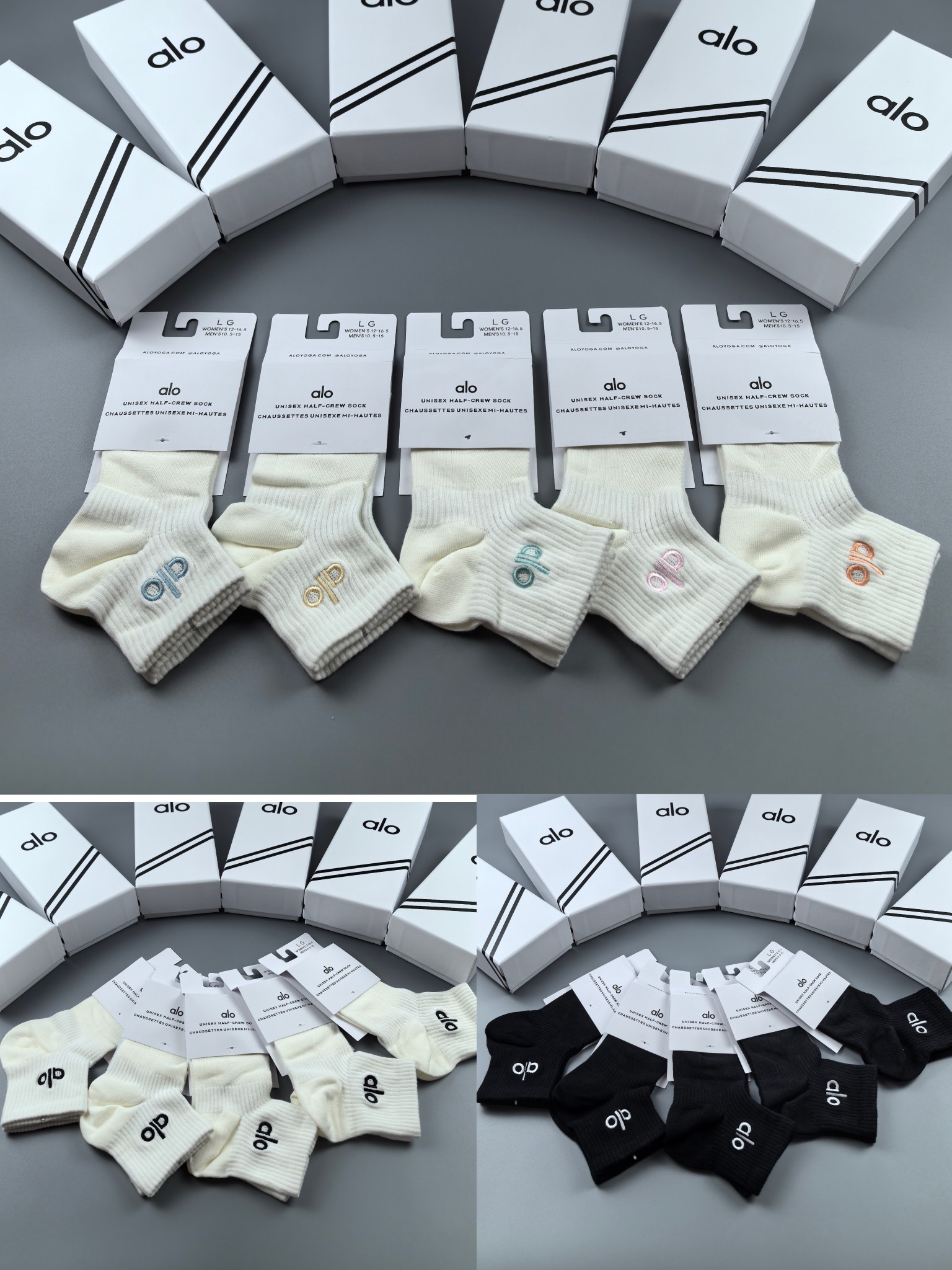 Calcetines Deportivos Alo de Algodón Premium, Ideales para el Gimnasio y el Día a Día