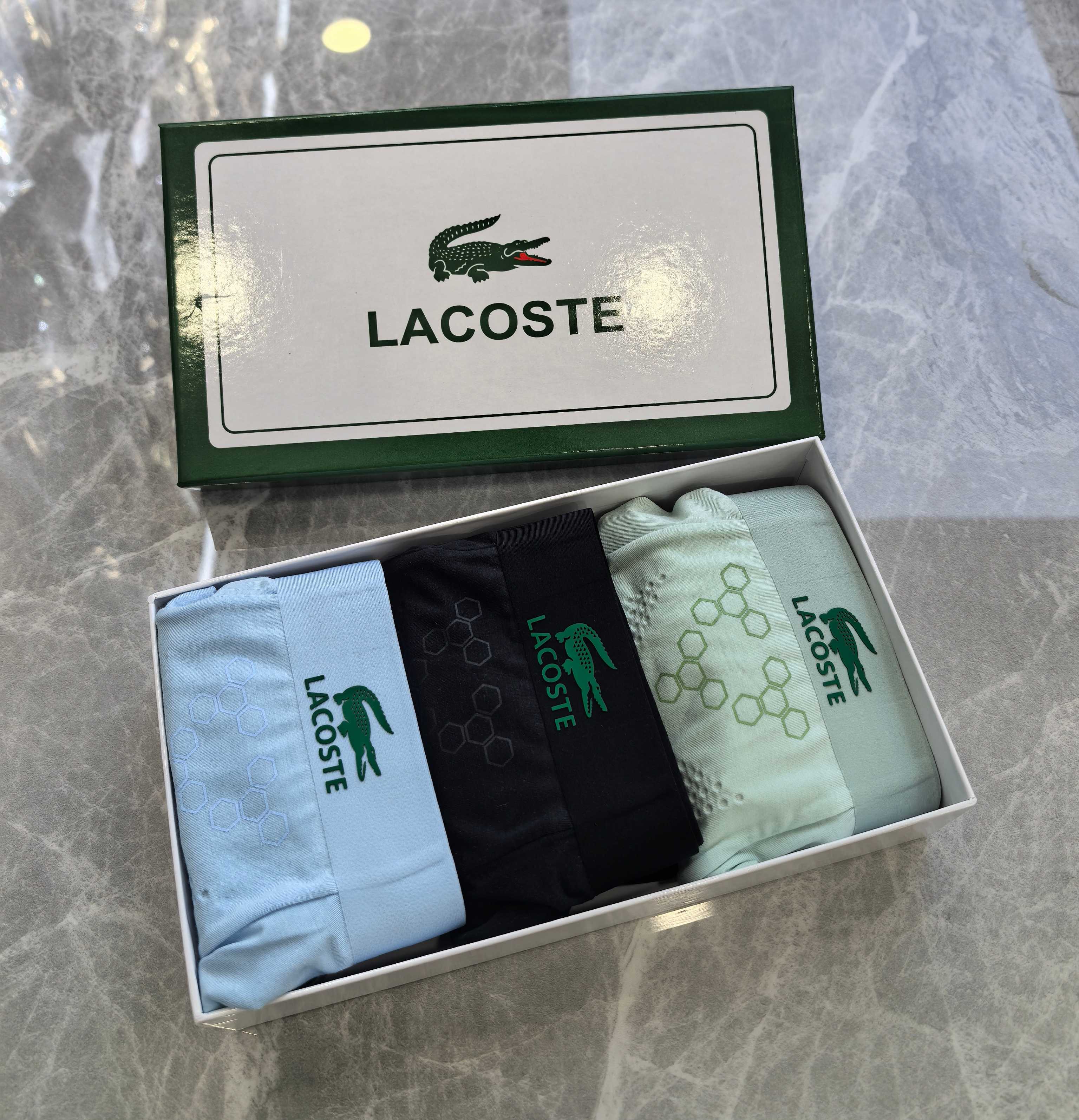  新品！LACOSTE（鳄鱼🐊）原单品质，时尚潮男新品 锦纶冰丝无缝切割工艺 科学配 80支蓝鲸莫代尔，