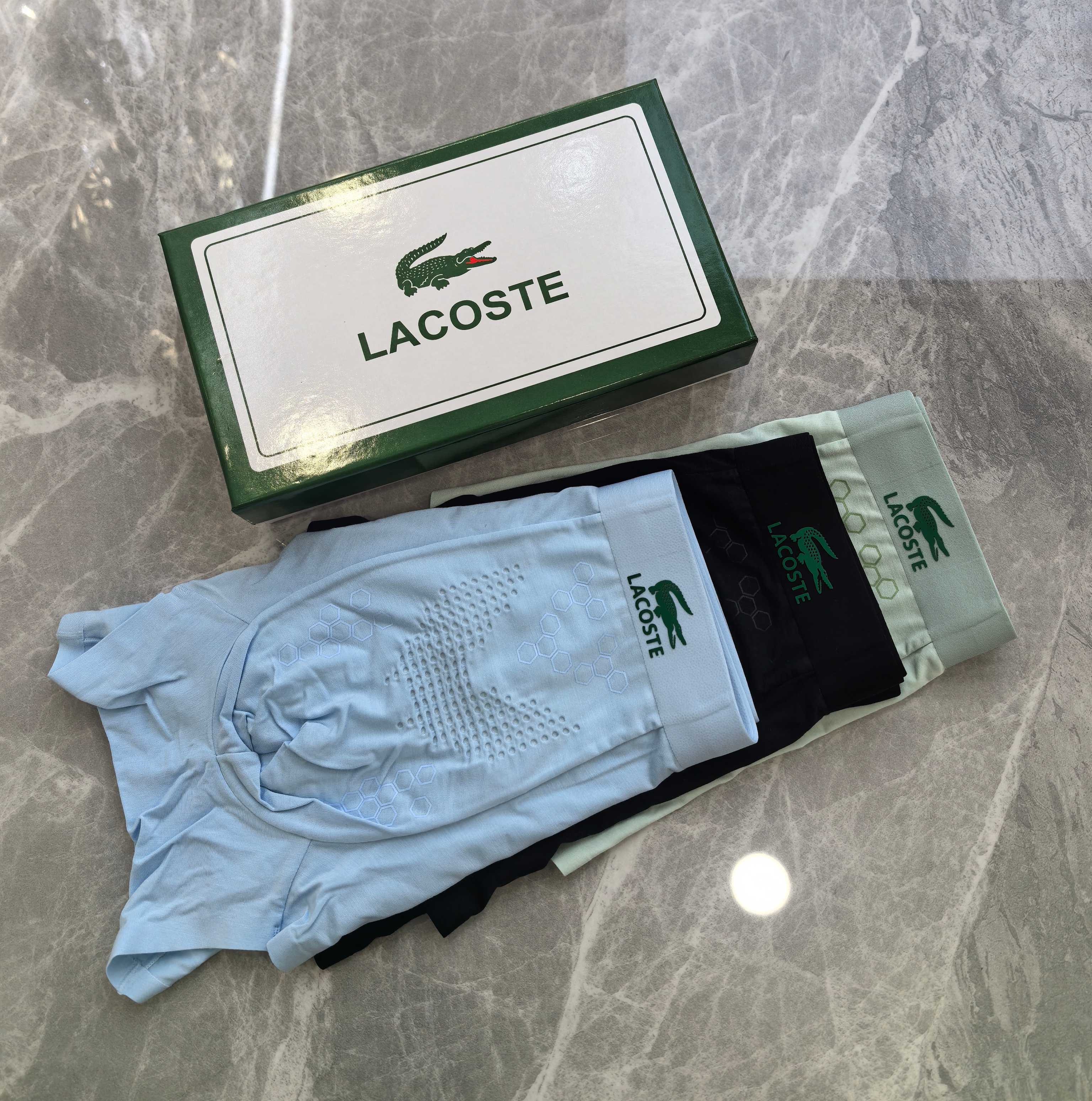  新品！LACOSTE（鳄鱼🐊）原单品质，时尚潮男新品 锦纶冰丝无缝切割工艺 科学配 80支蓝鲸莫代尔，