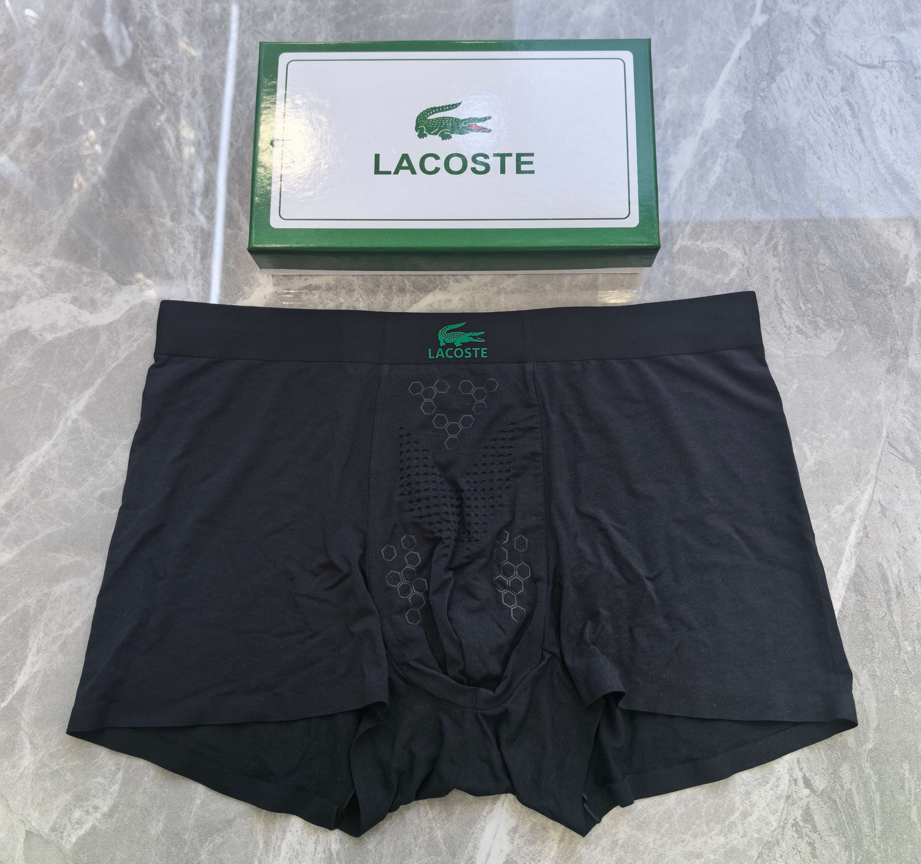 新品！LACOSTE（鳄鱼🐊）原单品质，时尚潮男新品 锦纶冰丝无缝切割工艺 科学配 80支蓝鲸莫代尔，