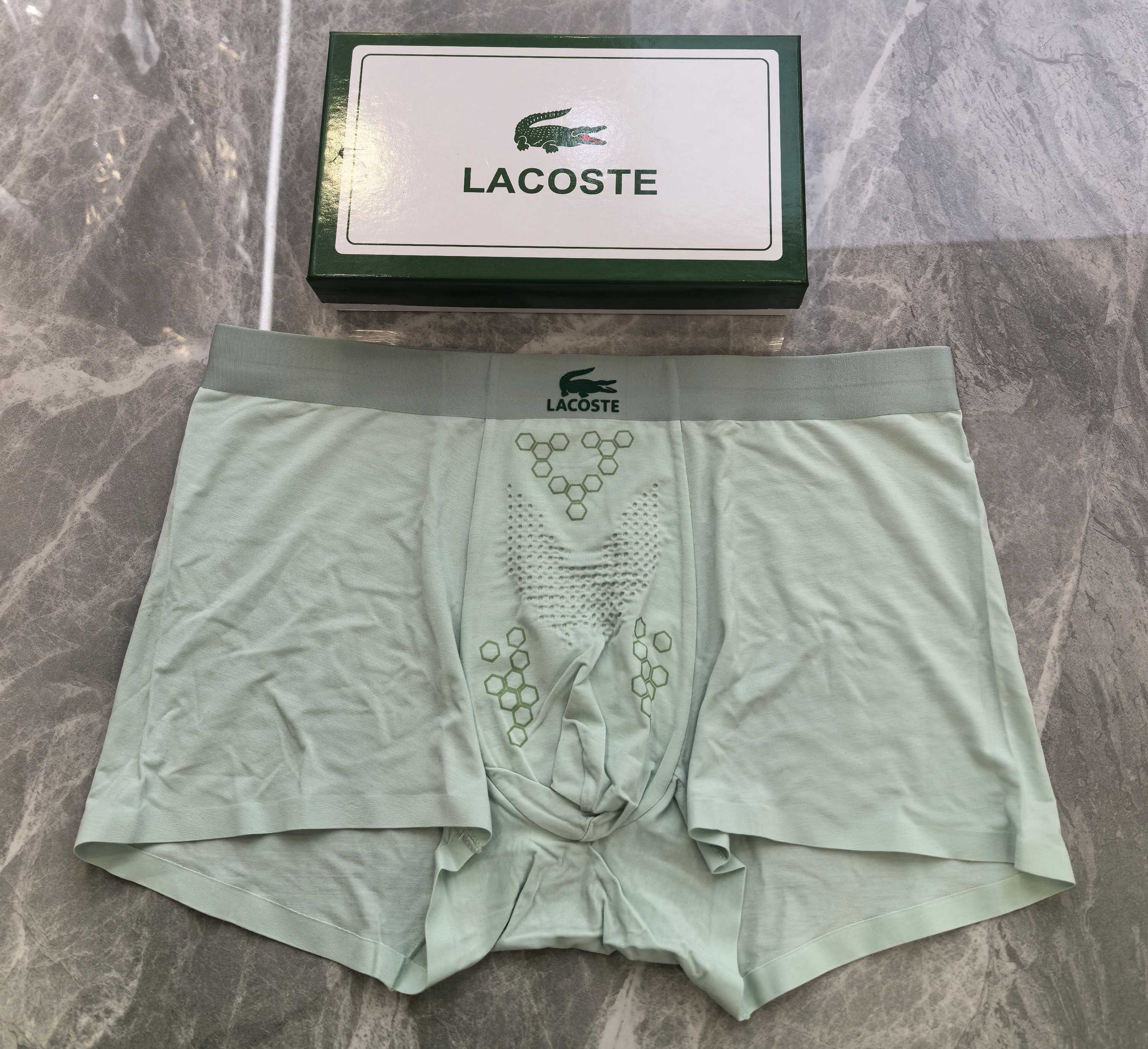  新品！LACOSTE（鳄鱼🐊）原单品质，时尚潮男新品 锦纶冰丝无缝切割工艺 科学配 80支蓝鲸莫代尔，