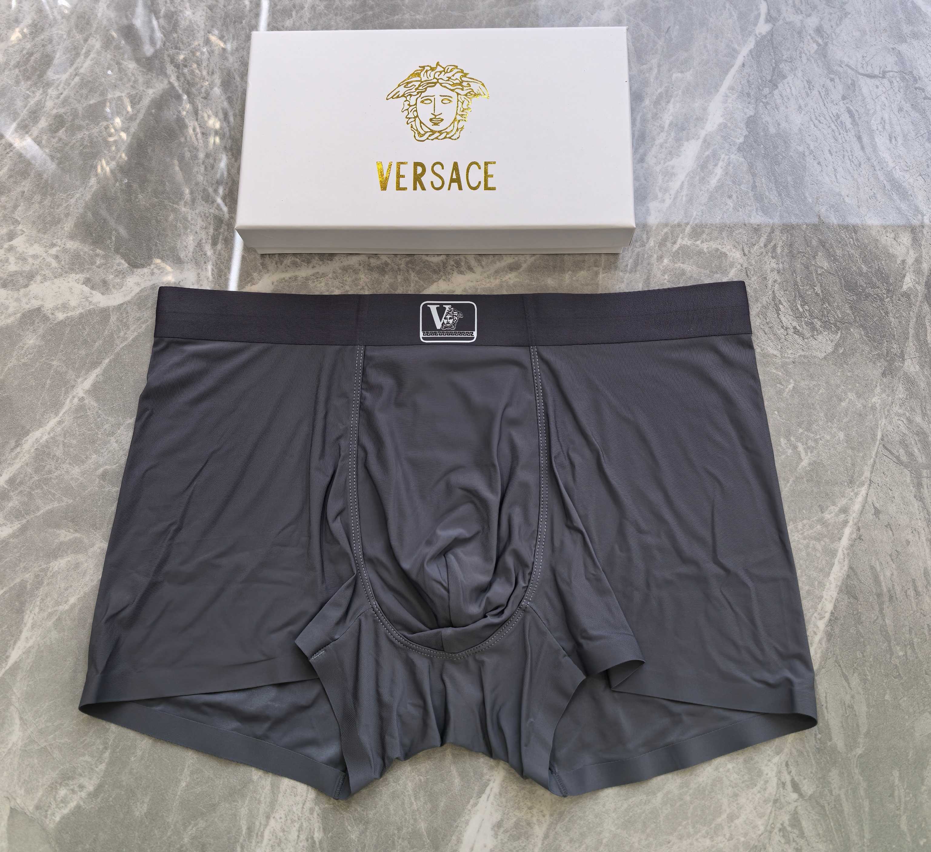  VERSACE（范思哲）原单品质！精品盒装男士内裤！外贸国外订单，高品质，锦纶冰丝无痕切割工艺 科学配