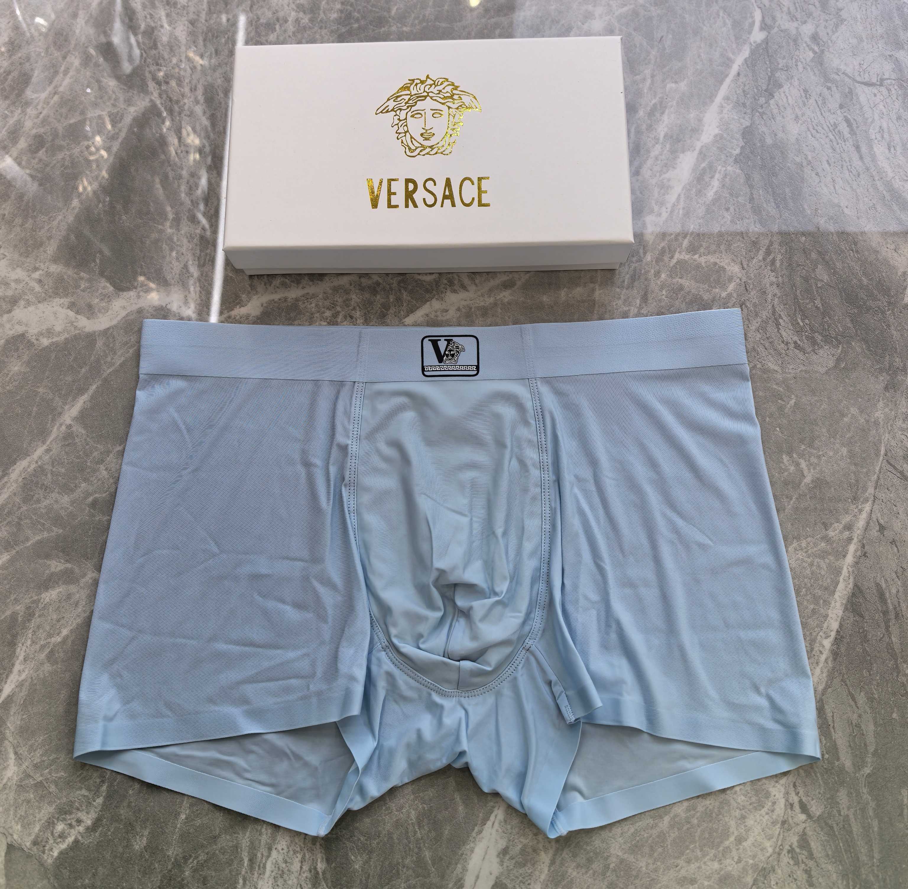  VERSACE（范思哲）原单品质！精品盒装男士内裤！外贸国外订单，高品质，锦纶冰丝无痕切割工艺 科学配