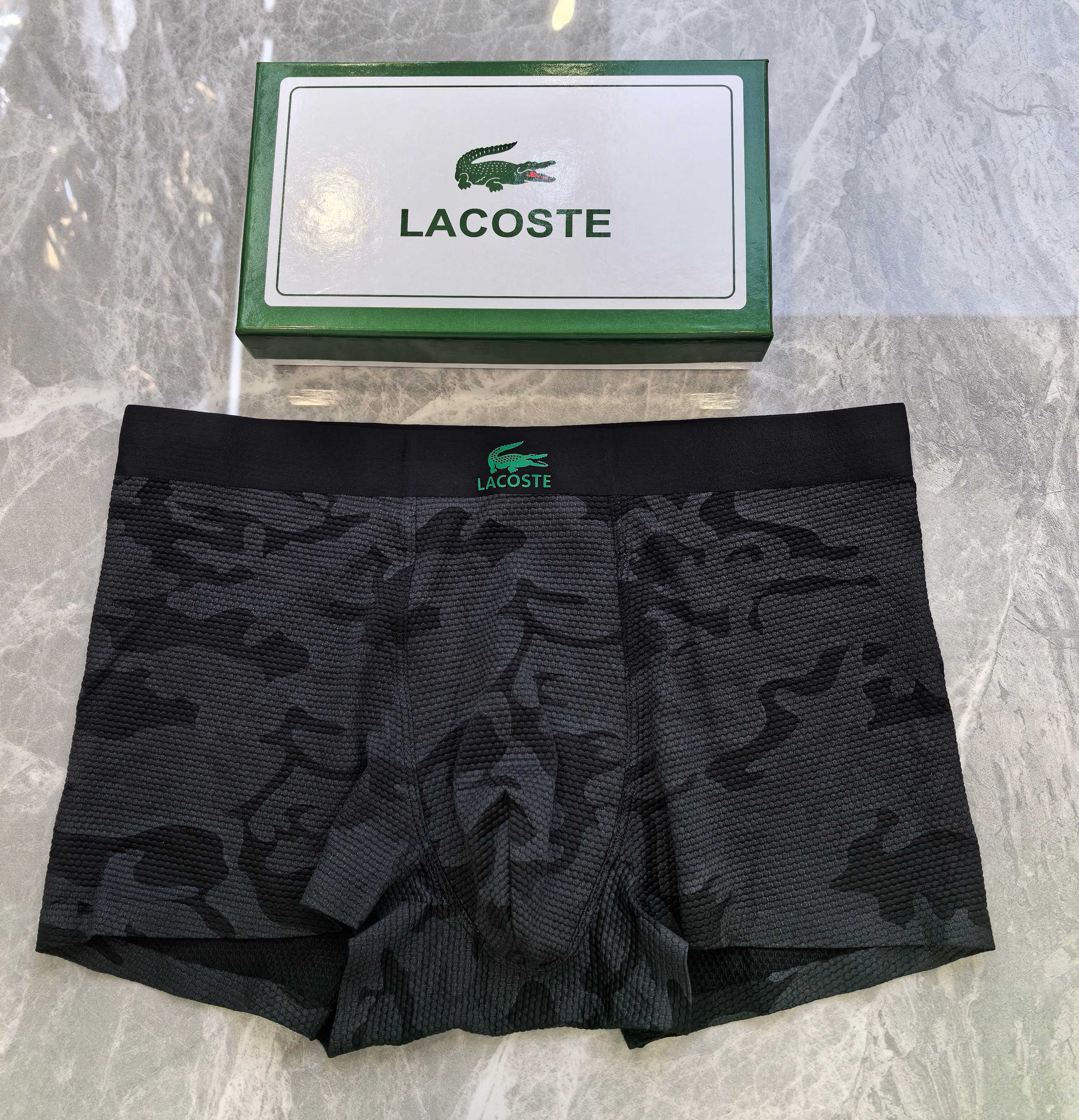  新品！LACOSTE（鳄鱼🐊）原单品质，时尚潮男新品 锦纶冰丝无缝切割工艺 科学配 80支蓝鲸莫代尔，