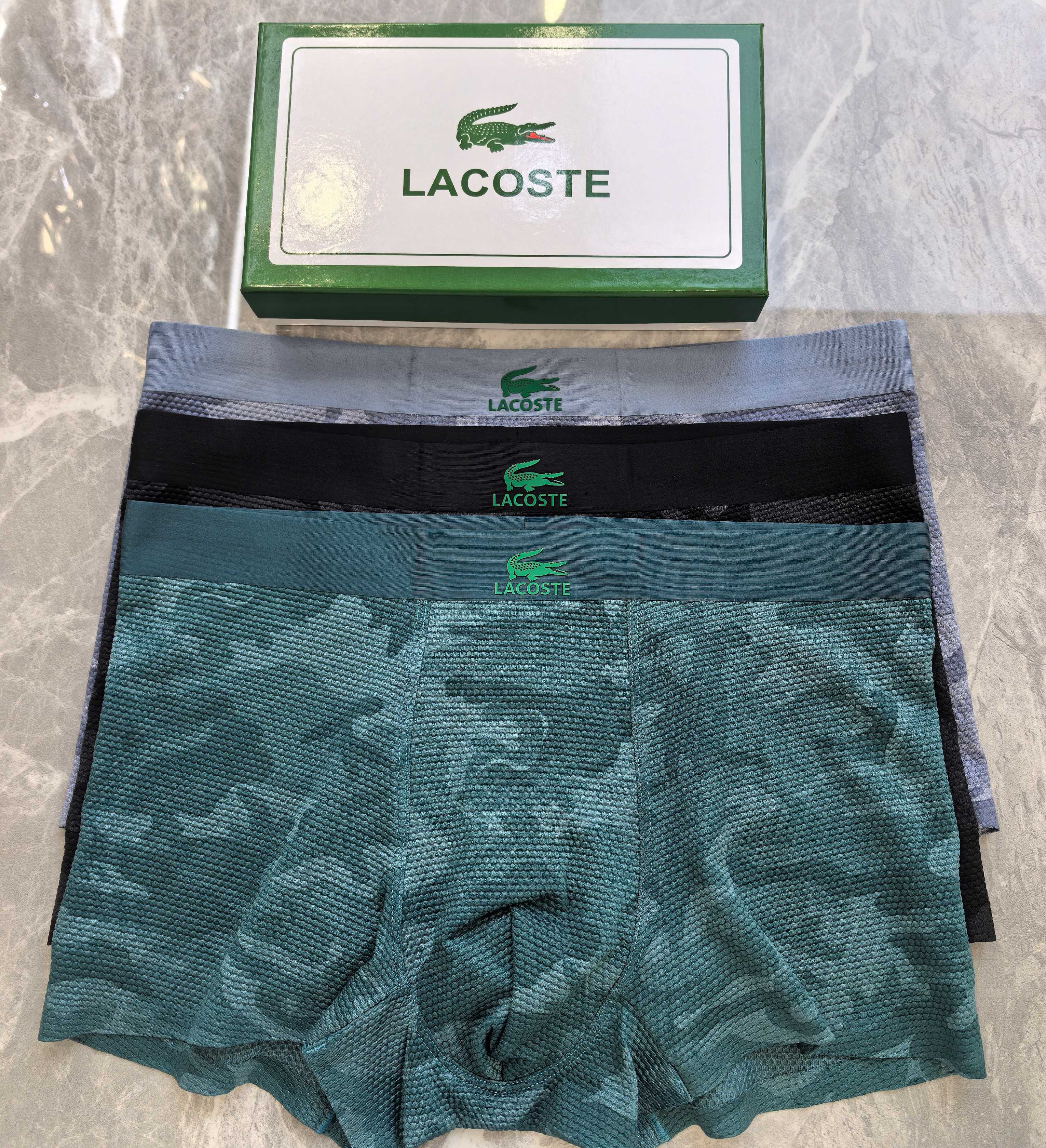  新品！LACOSTE（鳄鱼🐊）原单品质，时尚潮男新品 锦纶冰丝无缝切割工艺 科学配 80支蓝鲸莫代尔，