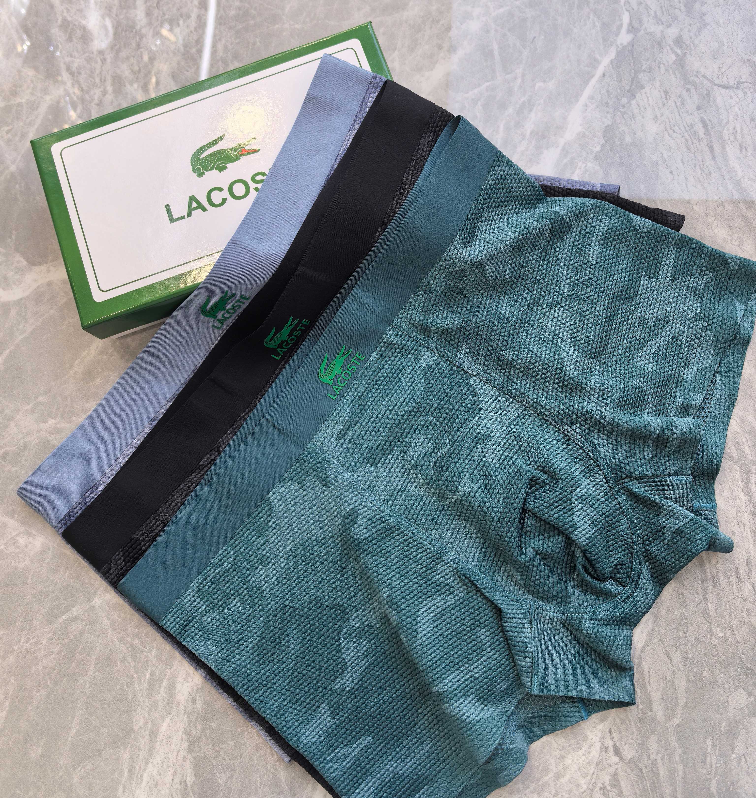  新品！LACOSTE（鳄鱼🐊）原单品质，时尚潮男新品 锦纶冰丝无缝切割工艺 科学配 80支蓝鲸莫代尔，