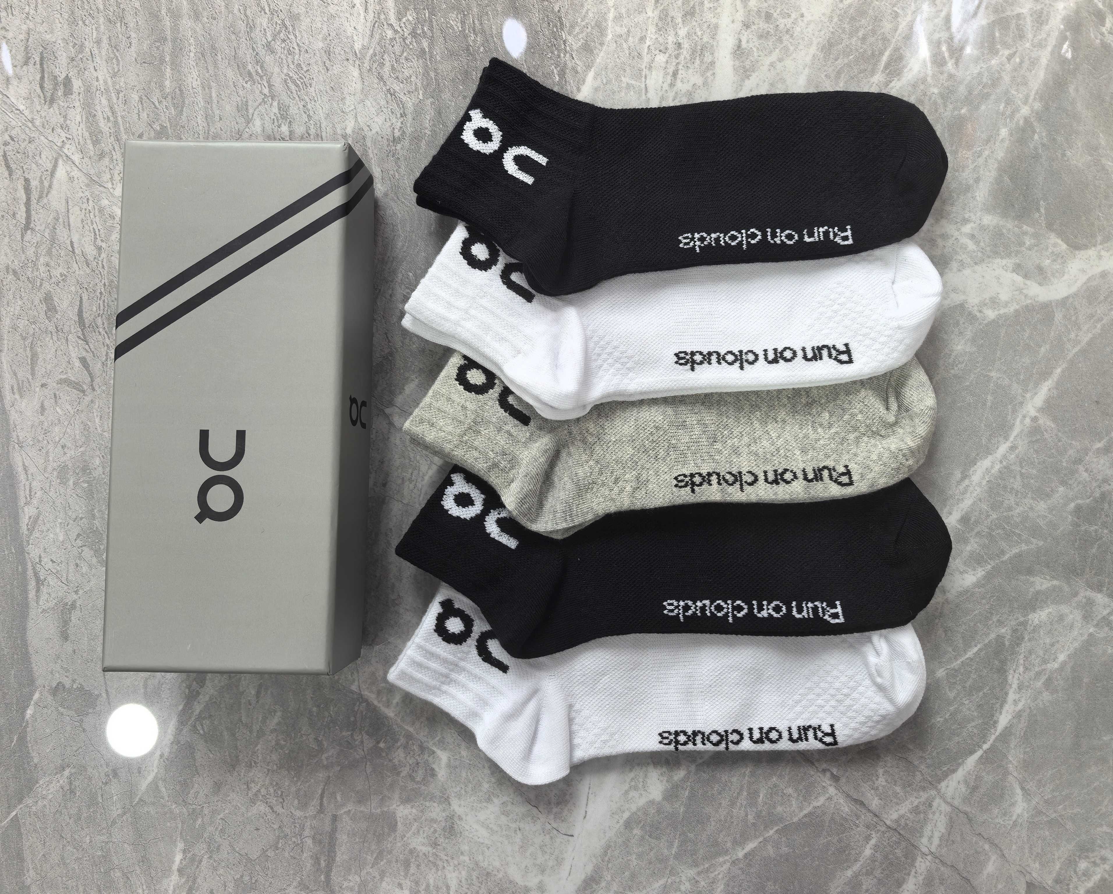 🔥🔥🔥新款 On昂跑Cloudtilt、运动领先优选、纯棉好质量、透气舒适、一盒5双、