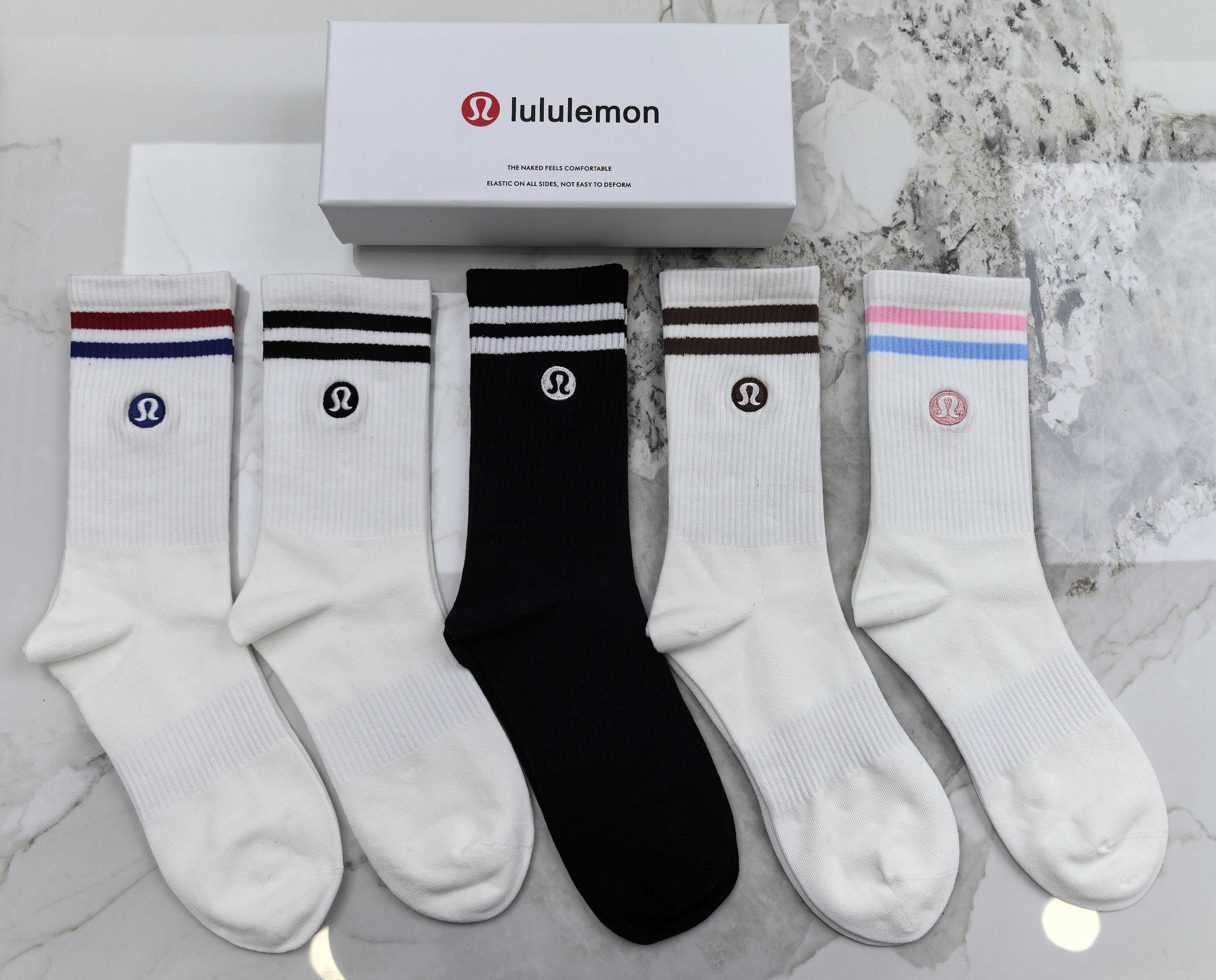 Nuevo lanzamiento sincronizado con la web oficial de lululemon, calidad de algodón puro de doble costura, transpirable …