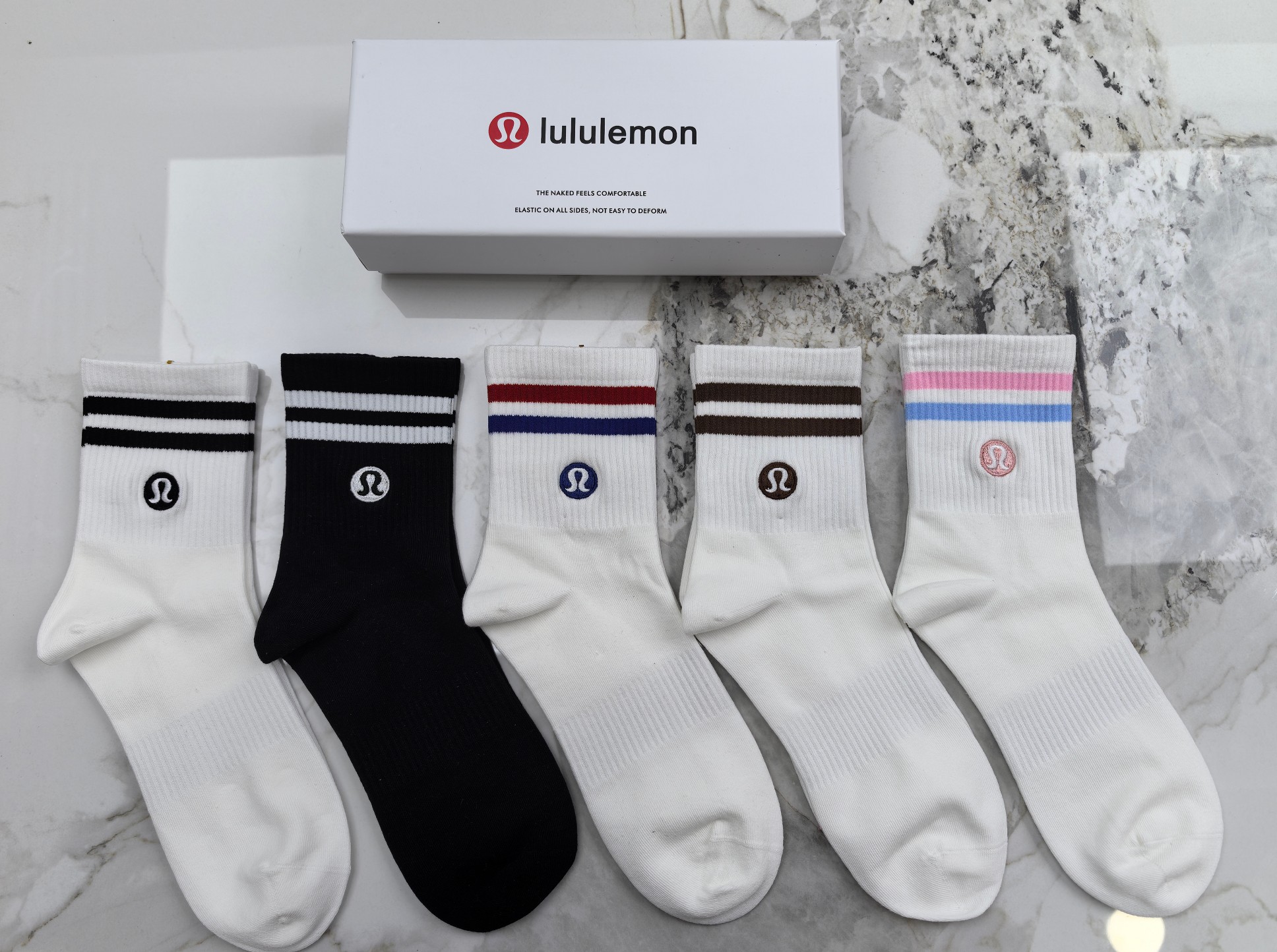 Lululemon actualización simultánea en la web oficial, algodón puro de doble costura, transpirable y cómodo, estilo simp…