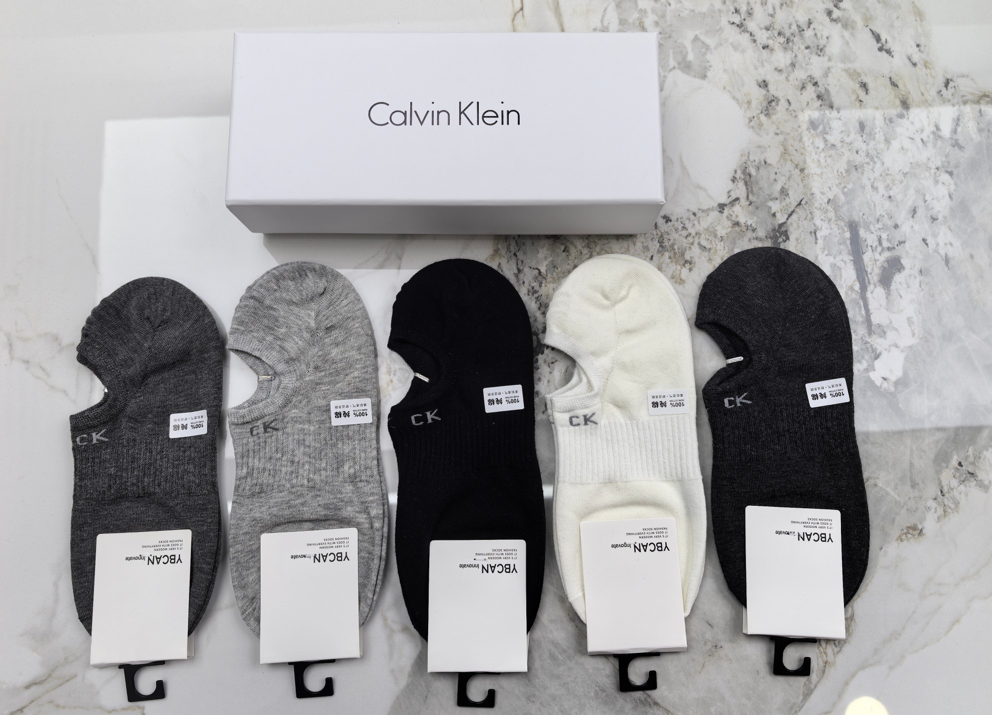 🔥🔥🔥Calvin Klein（CK） 半隐形袜～纯棉质量、不掉跟又隐形、