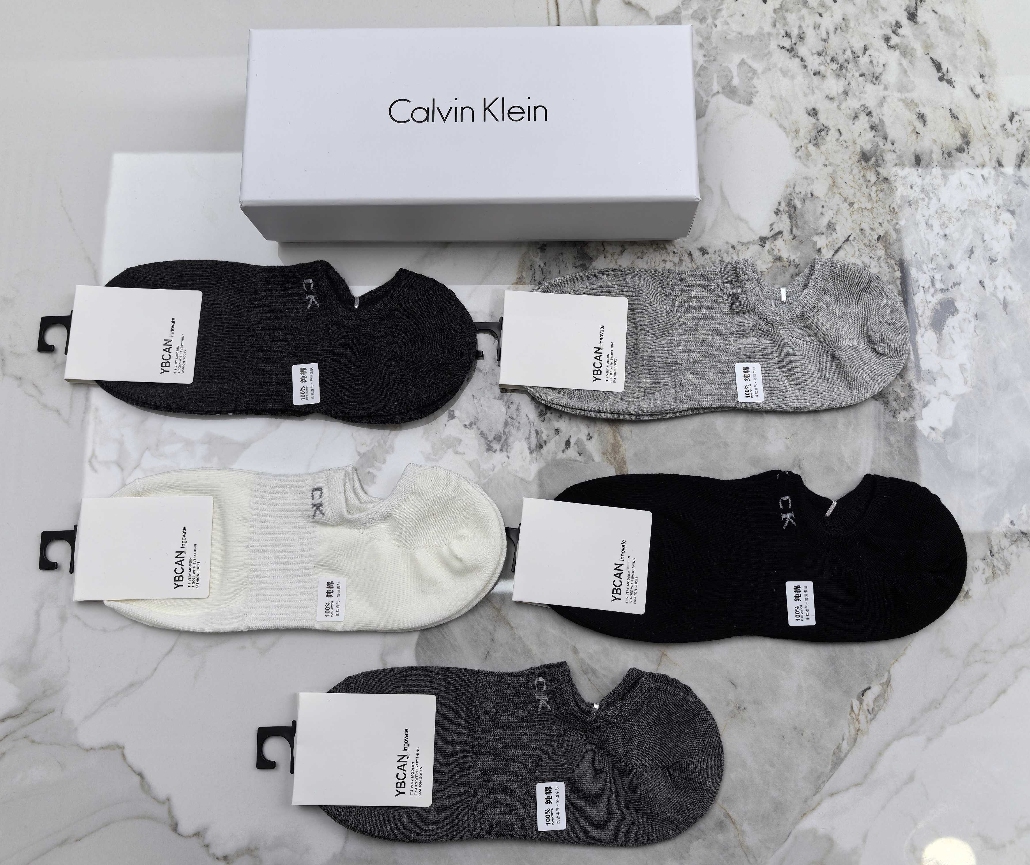 🔥🔥🔥Calvin Klein（CK） 半隐形袜～纯棉质量、不掉跟又隐形、