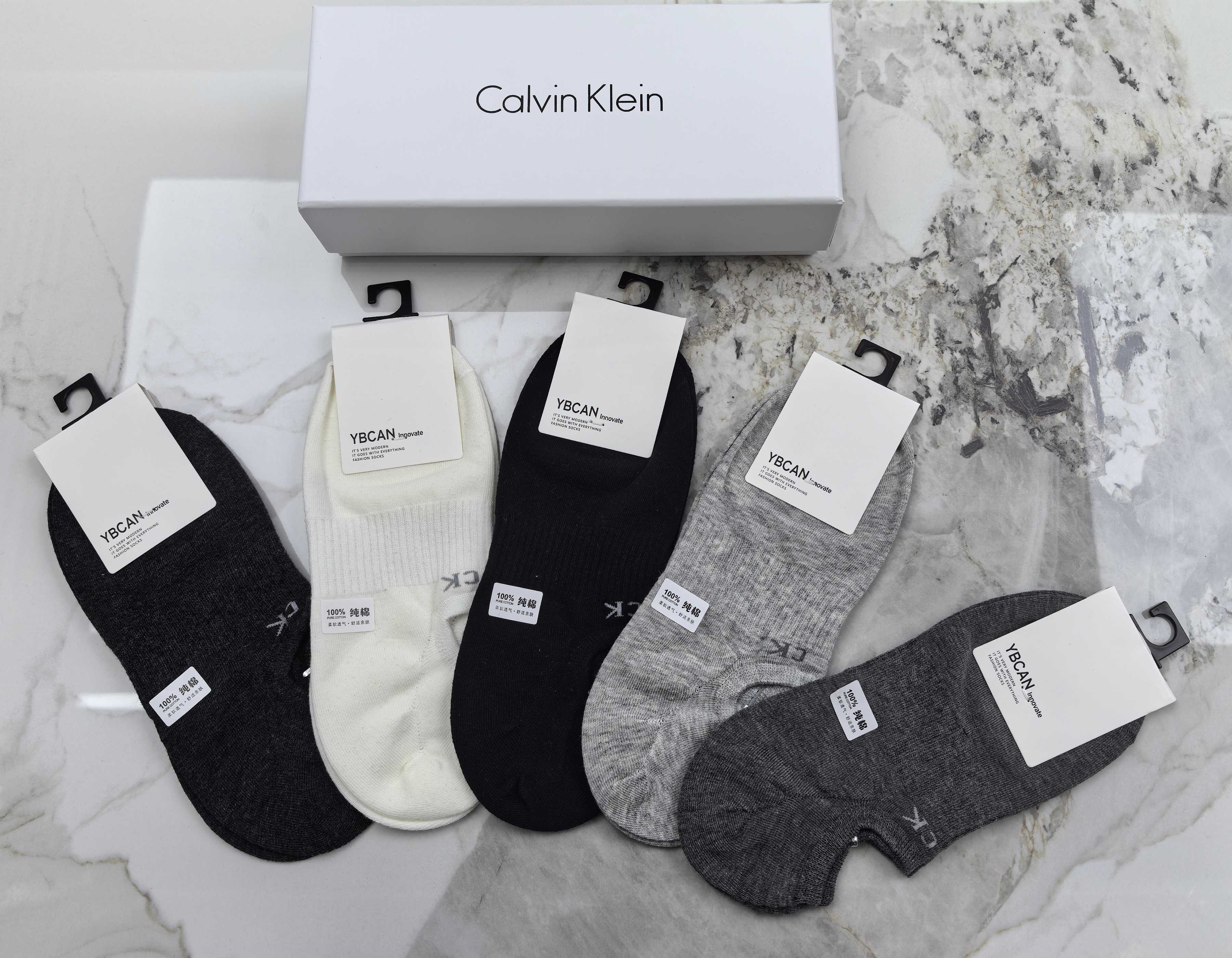 🔥🔥🔥Calvin Klein（CK） 半隐形袜～纯棉质量、不掉跟又隐形、