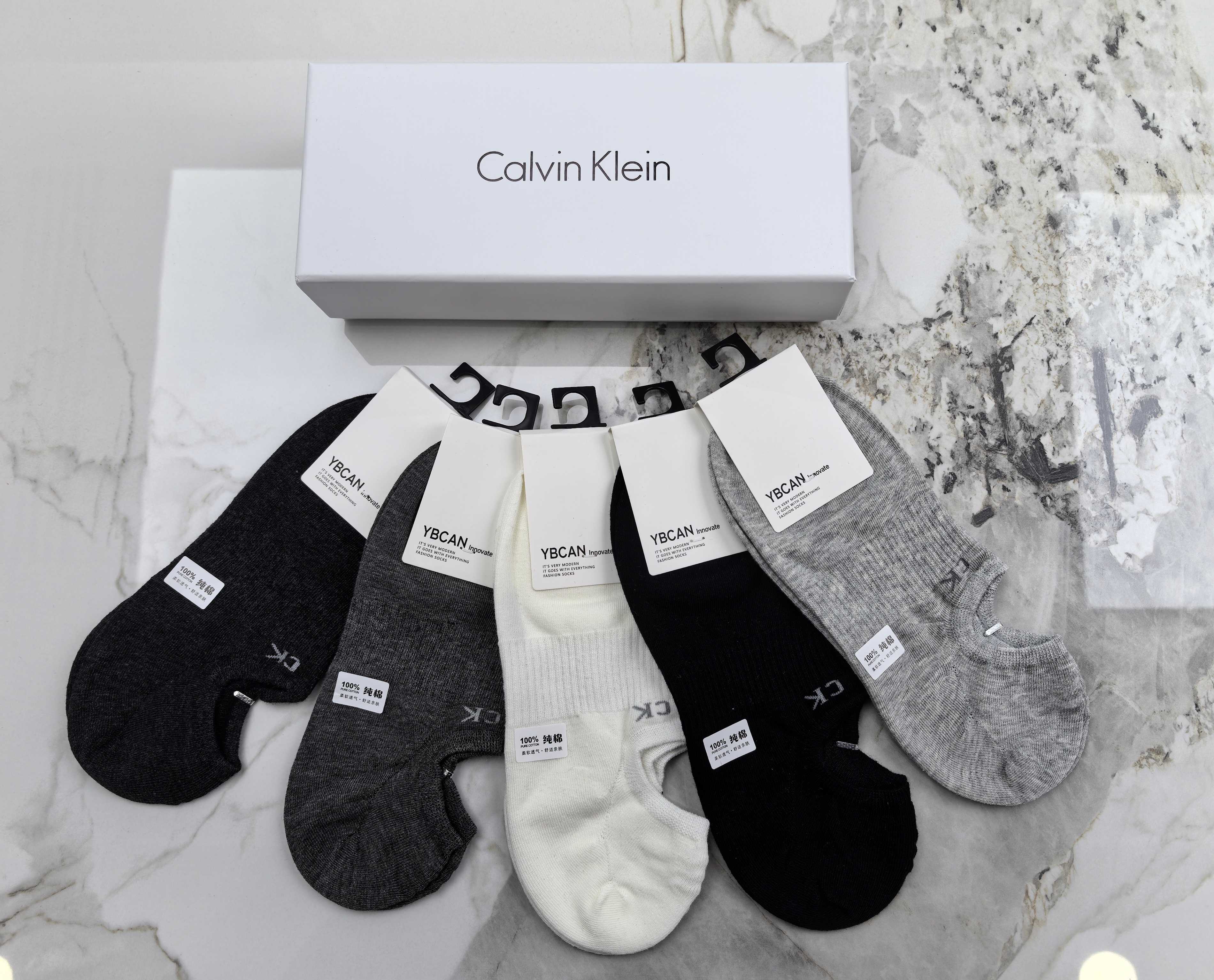 🔥🔥🔥Calvin Klein（CK） 半隐形袜～纯棉质量、不掉跟又隐形、