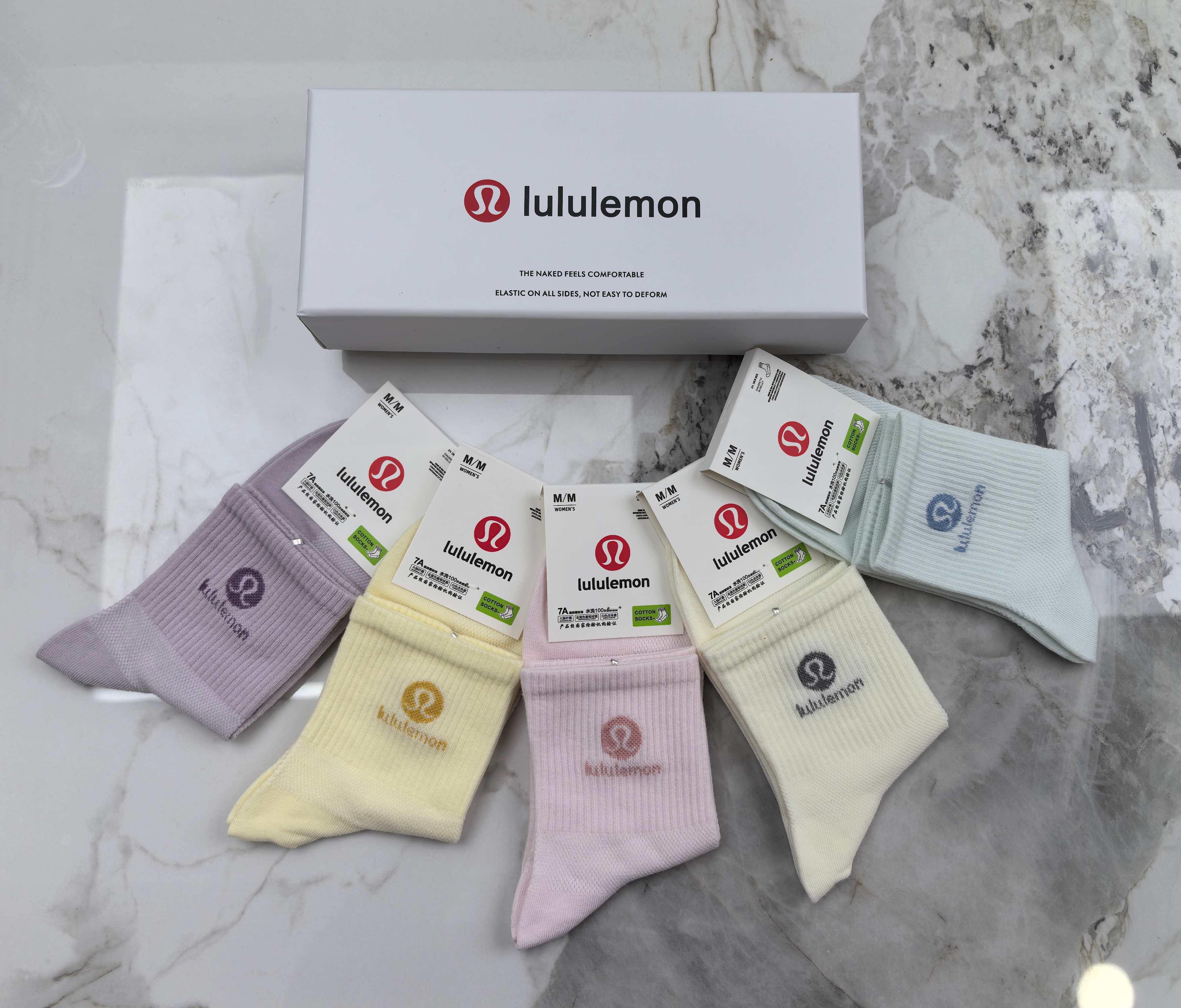Nuevo lanzamiento sincronizado con la web oficial de lululemon, calidad de algodón puro, transpirable y cómodo, estilo …