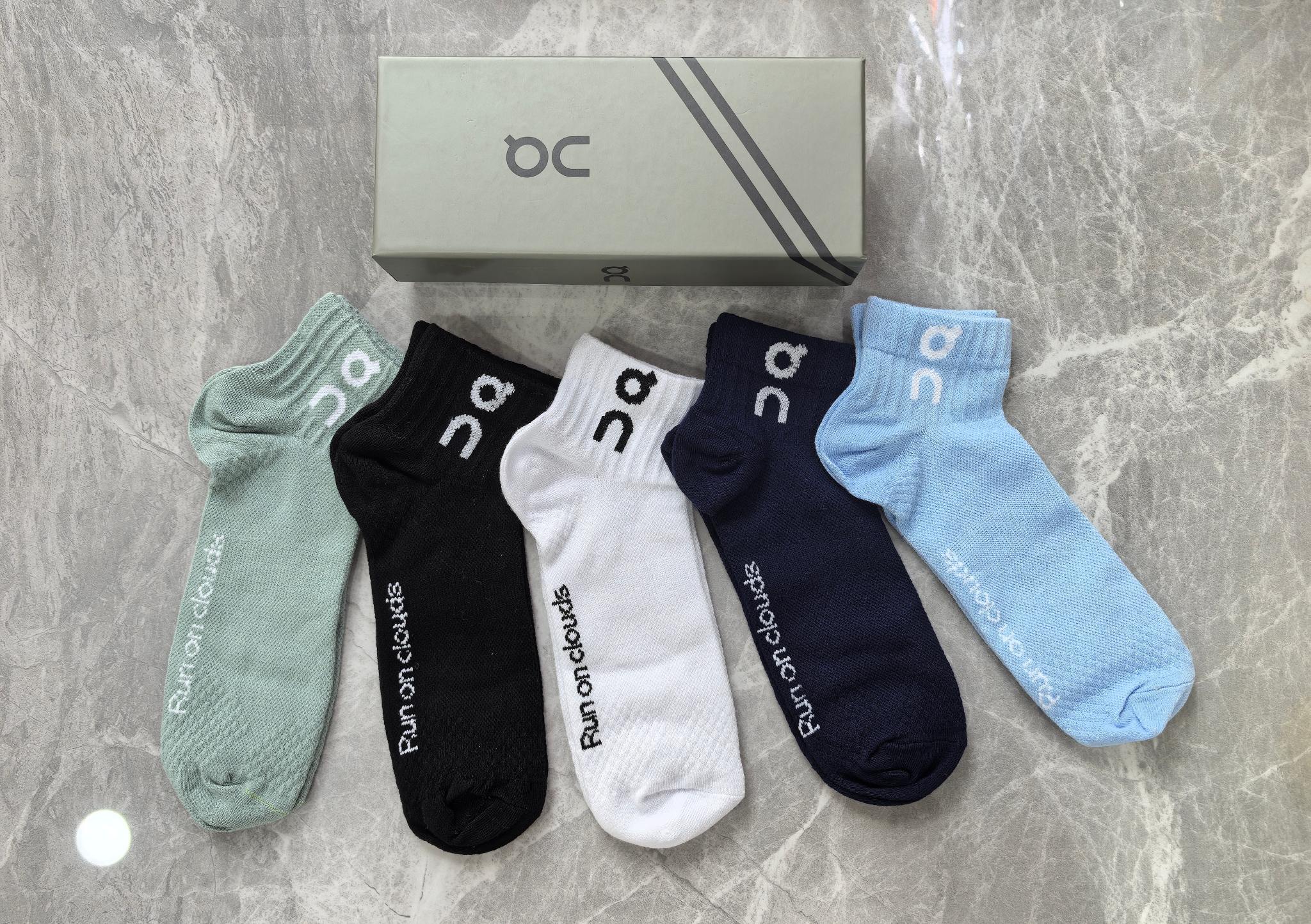 🔥🔥🔥新款 On昂跑Cloudtilt、运动领先优选、纯棉好质量、透气舒适、一盒5双、