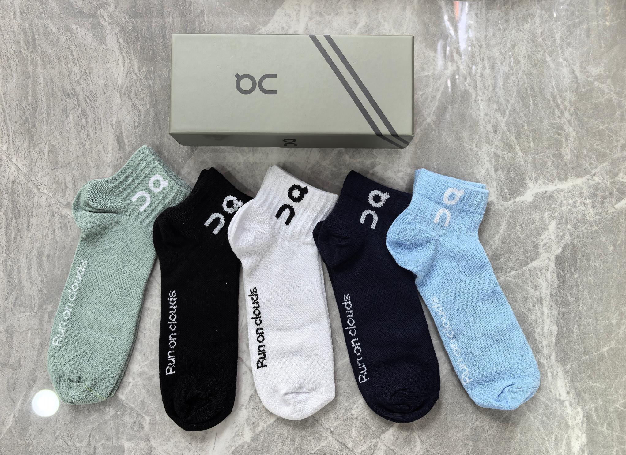 🔥🔥🔥新款 On昂跑Cloudtilt、运动领先优选、纯棉好质量、透气舒适、一盒5双、