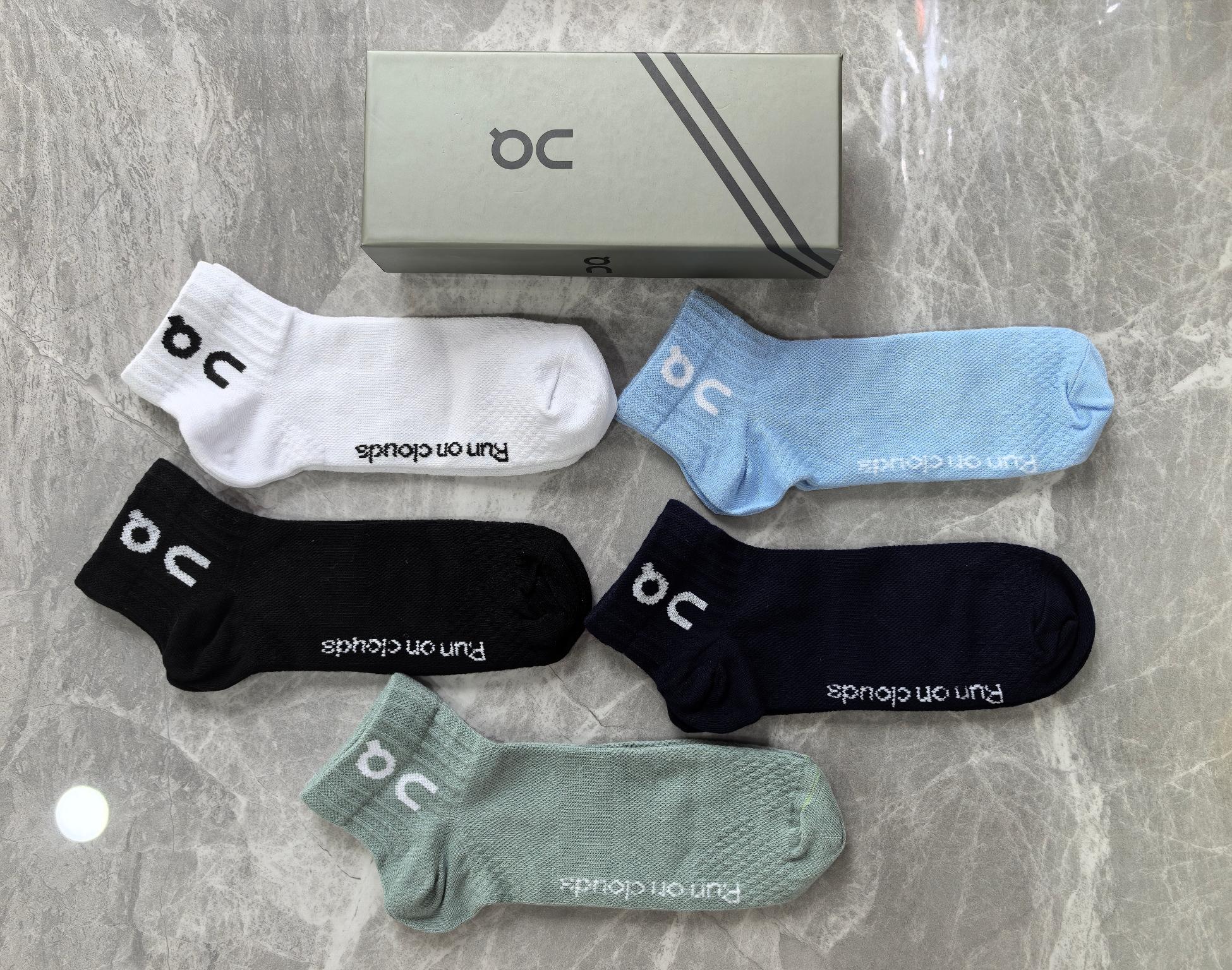 🔥🔥🔥新款 On昂跑Cloudtilt、运动领先优选、纯棉好质量、透气舒适、一盒5双、