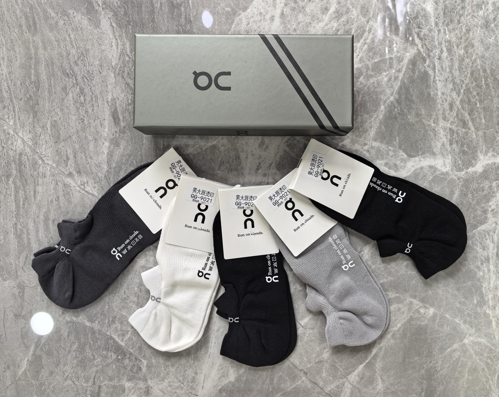 🔥🔥🔥高货来罗～QC（昂跑）重工系列～浅口袜型、绝不掉跟、网面设计～纯棉质量～