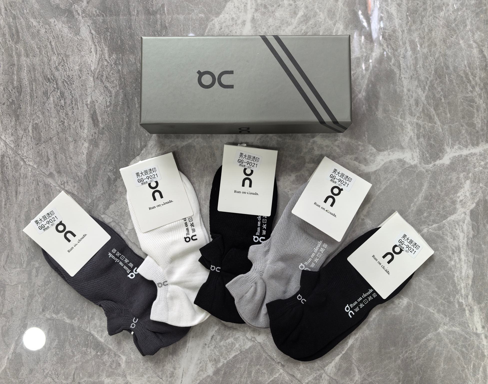 🔥🔥🔥高货来罗～QC（昂跑）重工系列～浅口袜型、绝不掉跟、网面设计～纯棉质量～