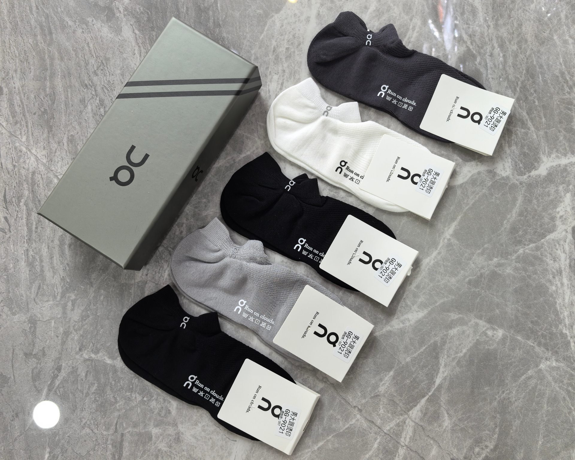 🔥🔥🔥高货来罗～QC（昂跑）重工系列～浅口袜型、绝不掉跟、网面设计～纯棉质量～