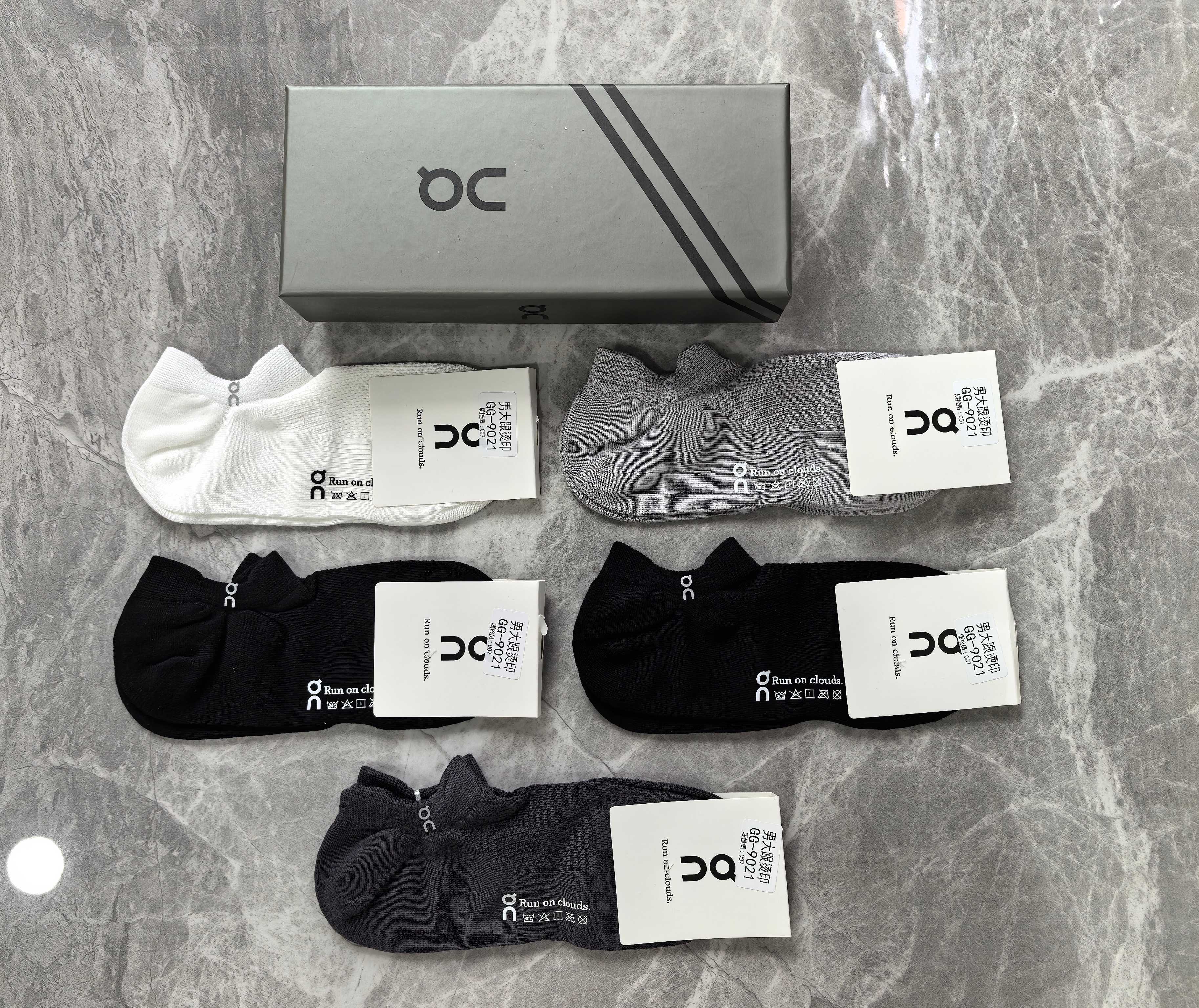 🔥🔥🔥高货来罗～QC（昂跑）重工系列～浅口袜型、绝不掉跟、网面设计～纯棉质量～