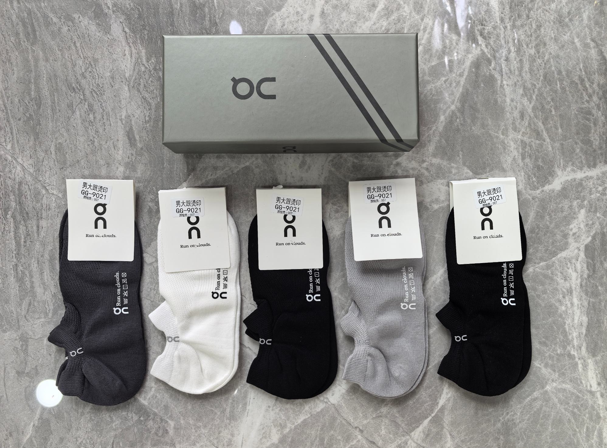 🔥🔥🔥高货来罗～QC（昂跑）重工系列～浅口袜型、绝不掉跟、网面设计～纯棉质量～