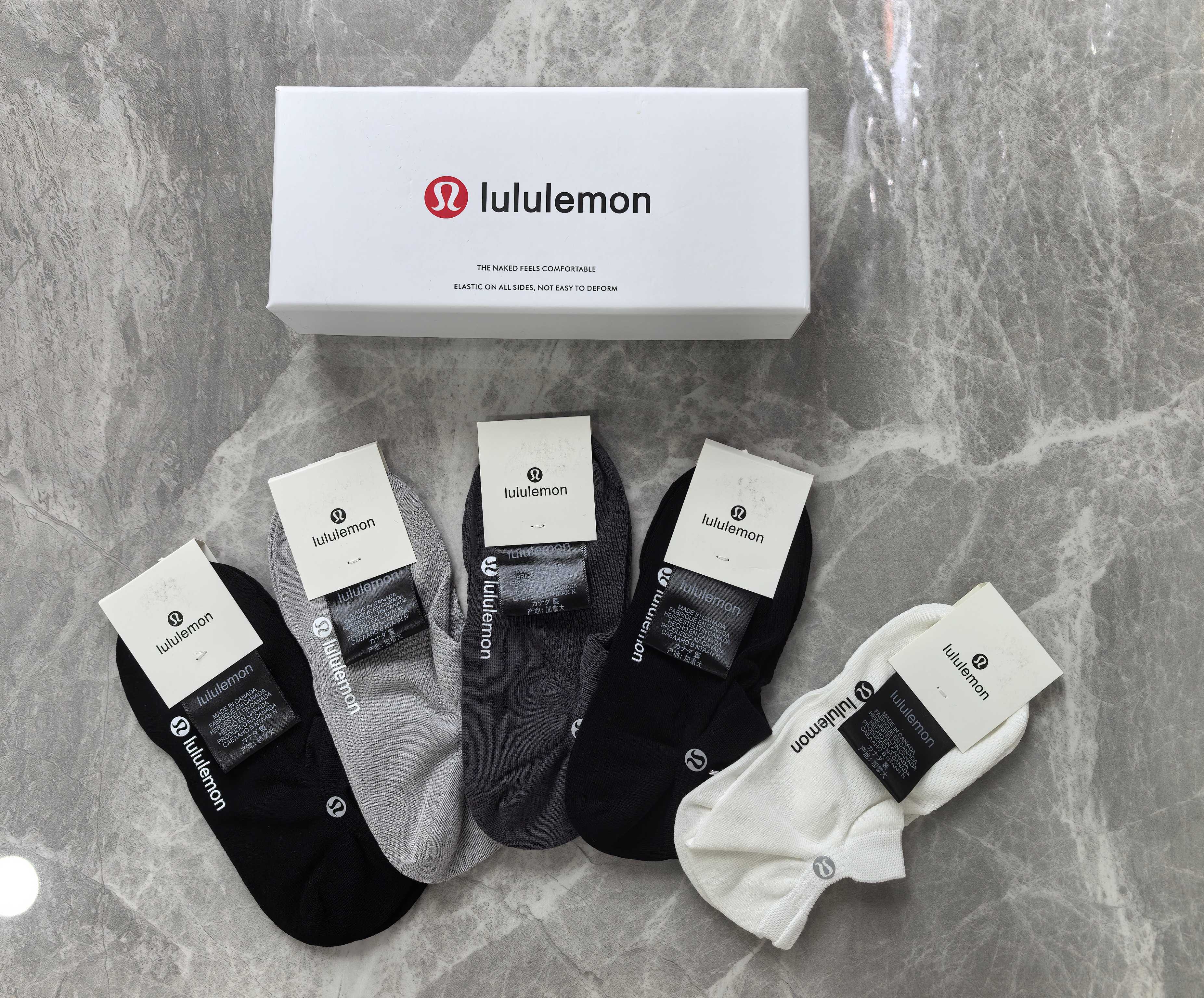 🔥🔥🔥高货来了：luluemon（露露）重工系列～浅口袜型、绝不掉跟、网面设计～纯棉质量～